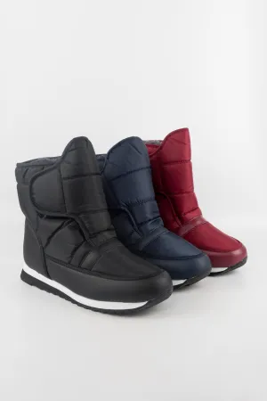 รองเท้าบูทกันหนาว กันหิมะ พร้อมตัวล็อค - Winter Non-Slip Windproof Snow Boots