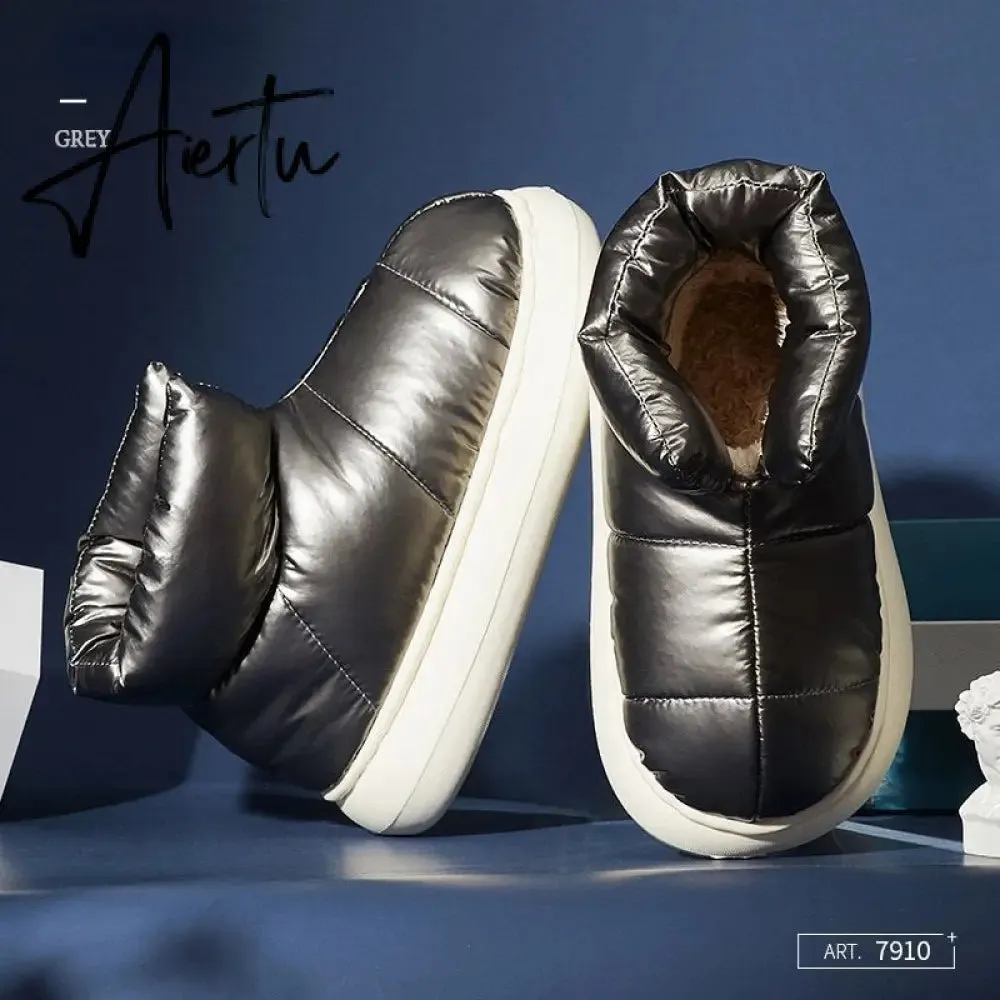 Aiertu Cute Plush Cotton Shoes Female Winter Boots Outdoor Non-slip Light Down Leisure Women's Snow Boot Platform Keep Warm Footwear