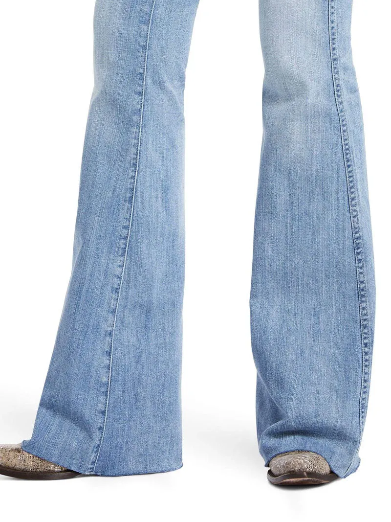 Ariat 10039600 Womens REAL High Rise Alondra Flare Leg Jean