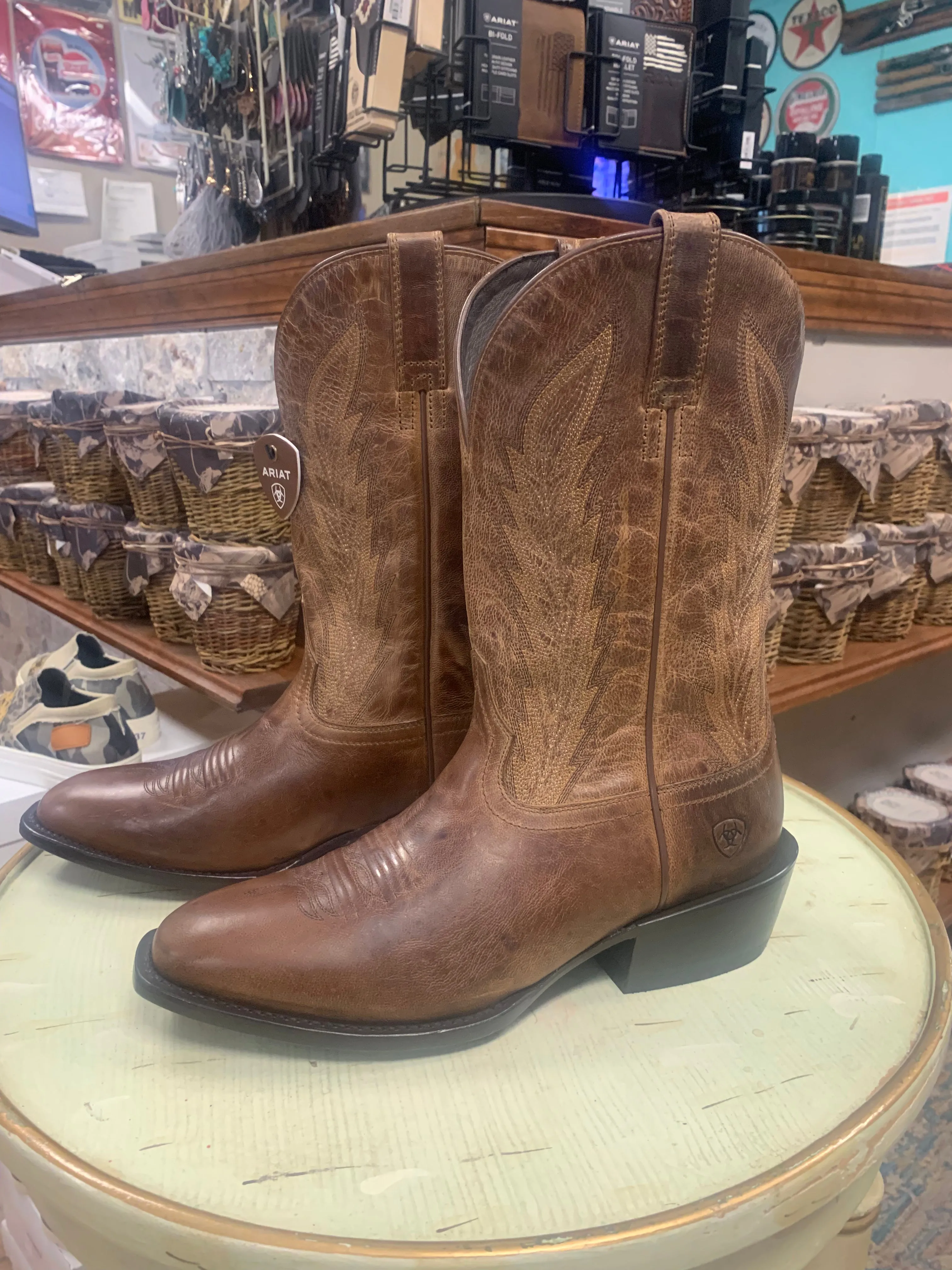ARIAT MENS WILLIE BROWN-FRENCH TOE