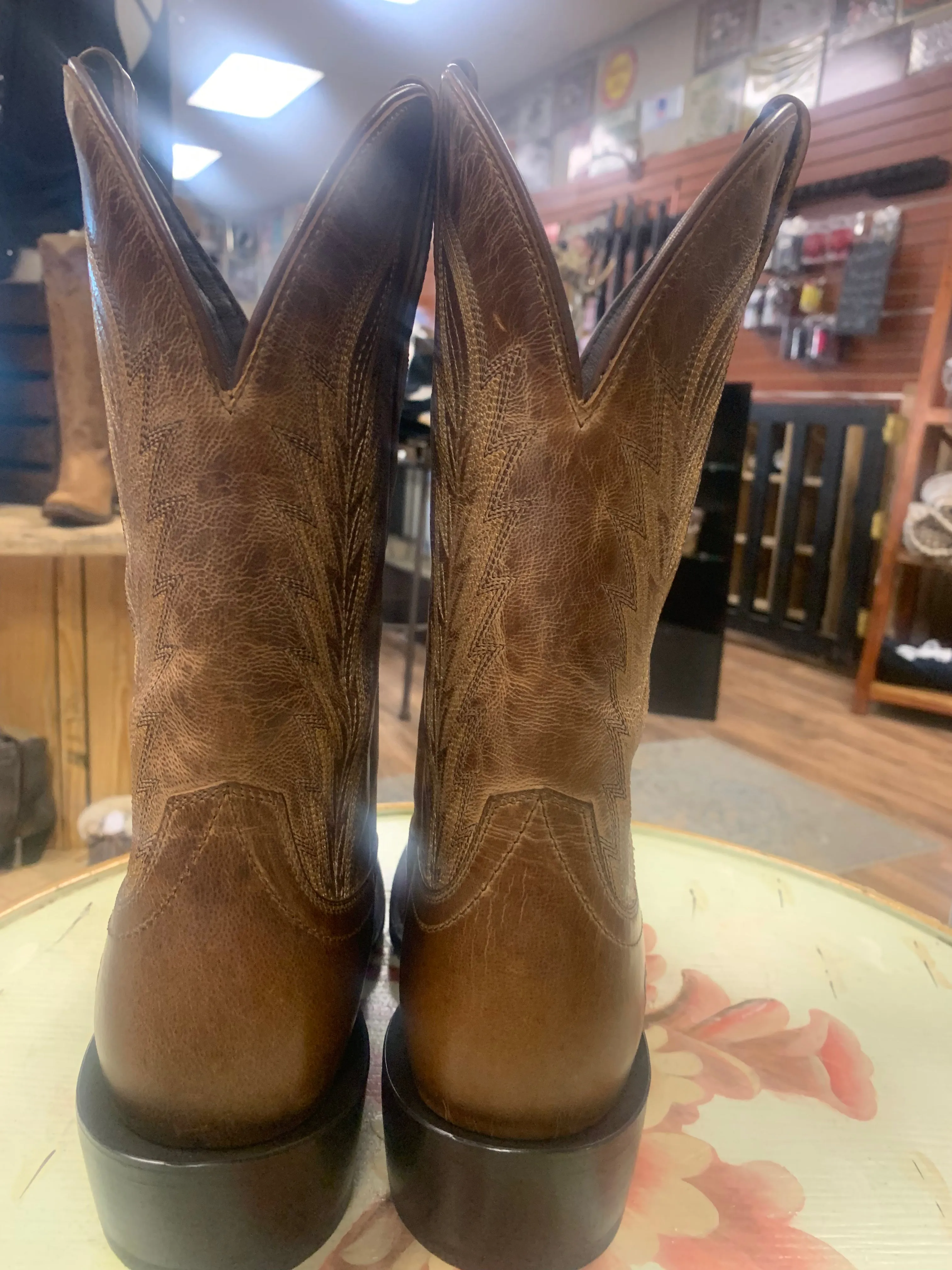 ARIAT MENS WILLIE BROWN-FRENCH TOE