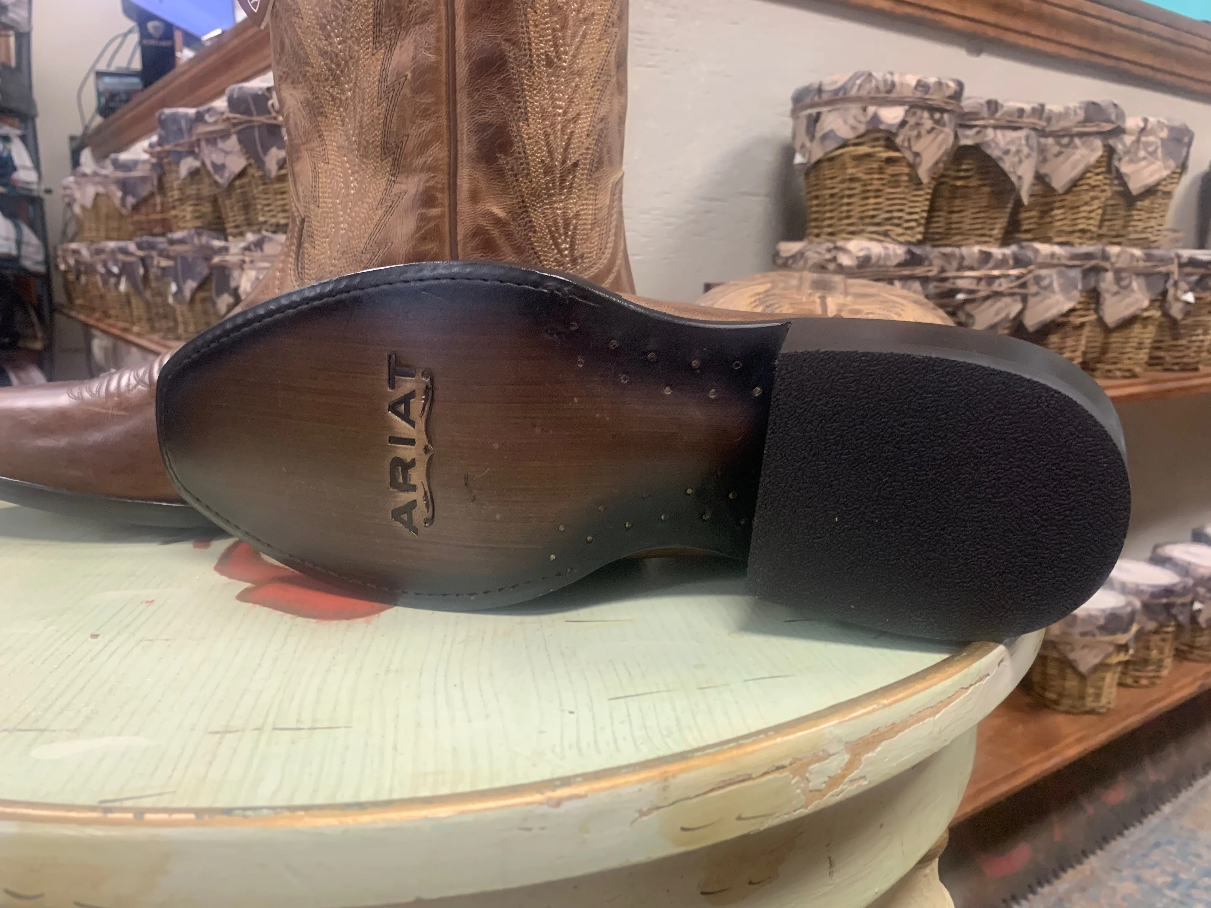 ARIAT MENS WILLIE BROWN-FRENCH TOE