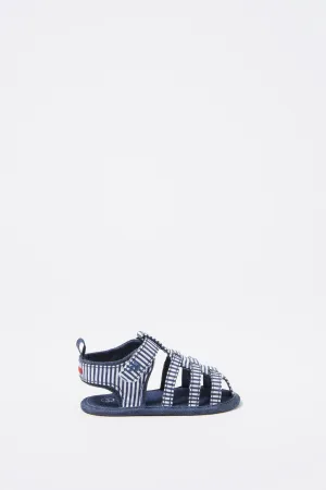 Baby Boy Textured Gladiator Sandal