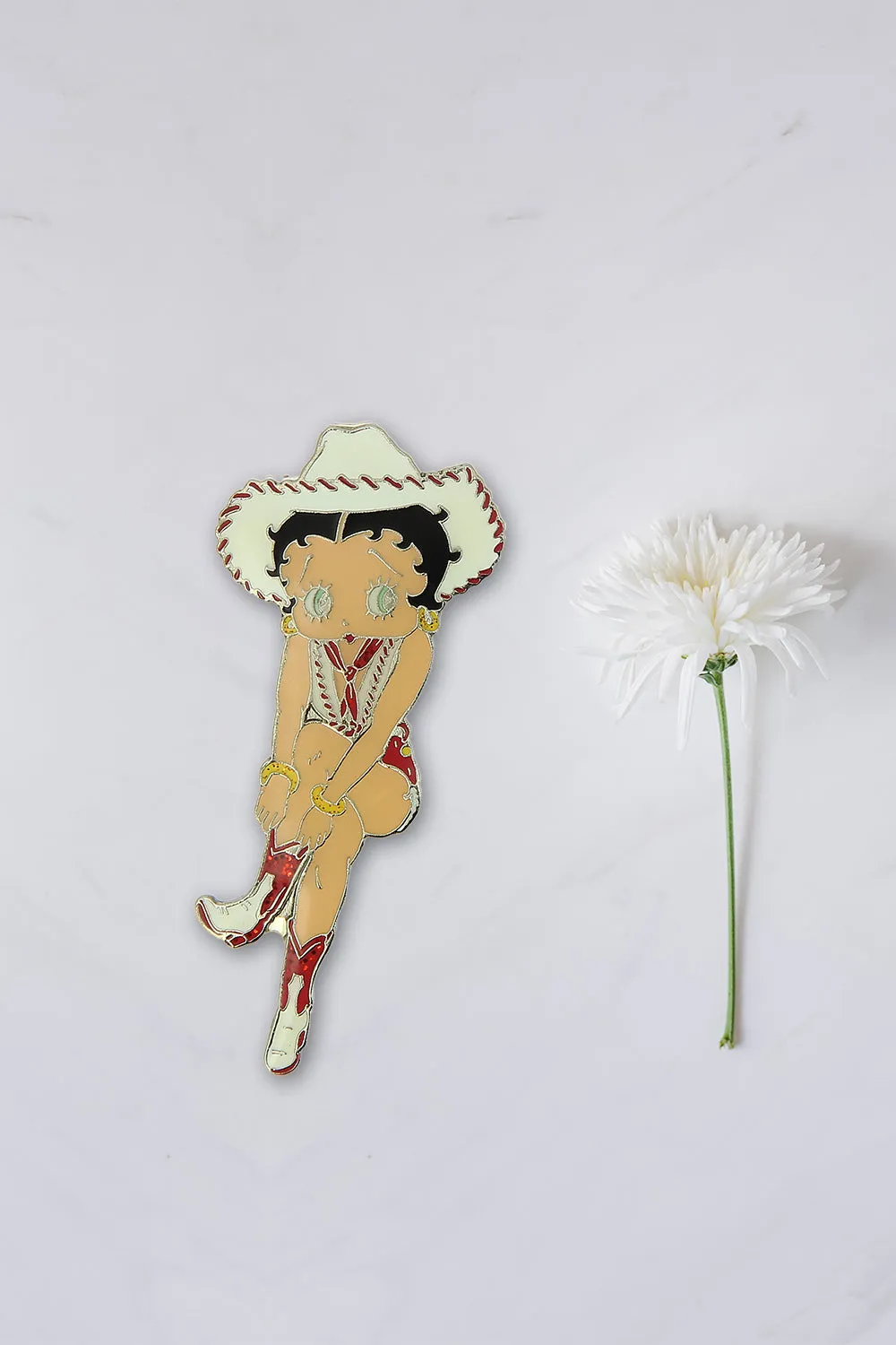 Betty Boop Lapel Pin Cowgirl