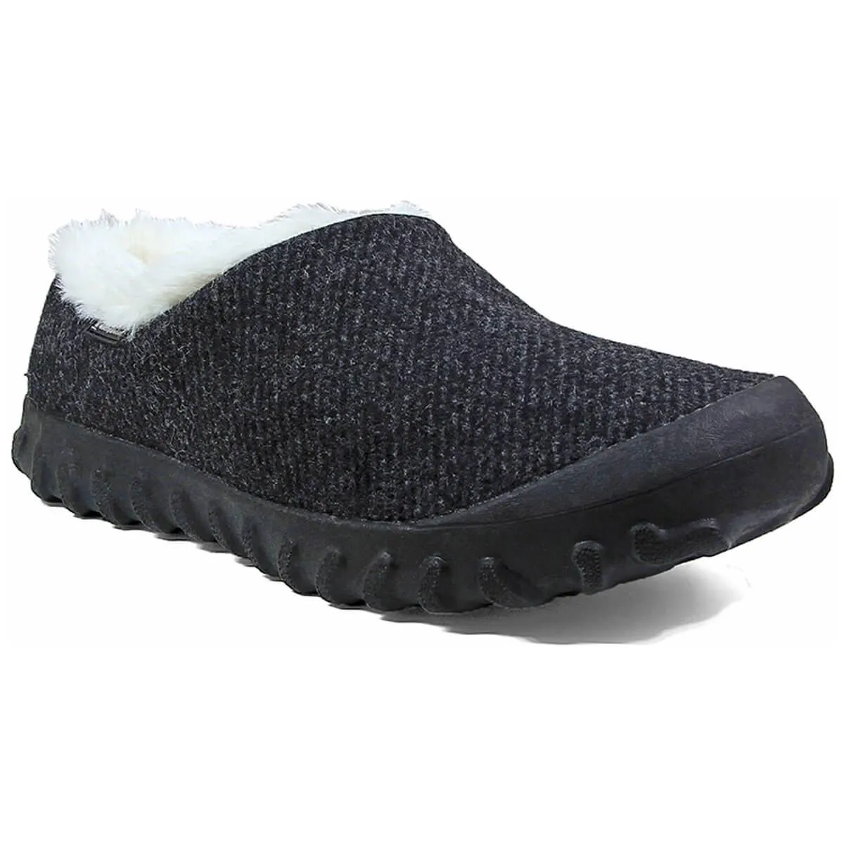 Bogs Women's Slip On - B-Moc Wool Waterproof, Black | 72107-001