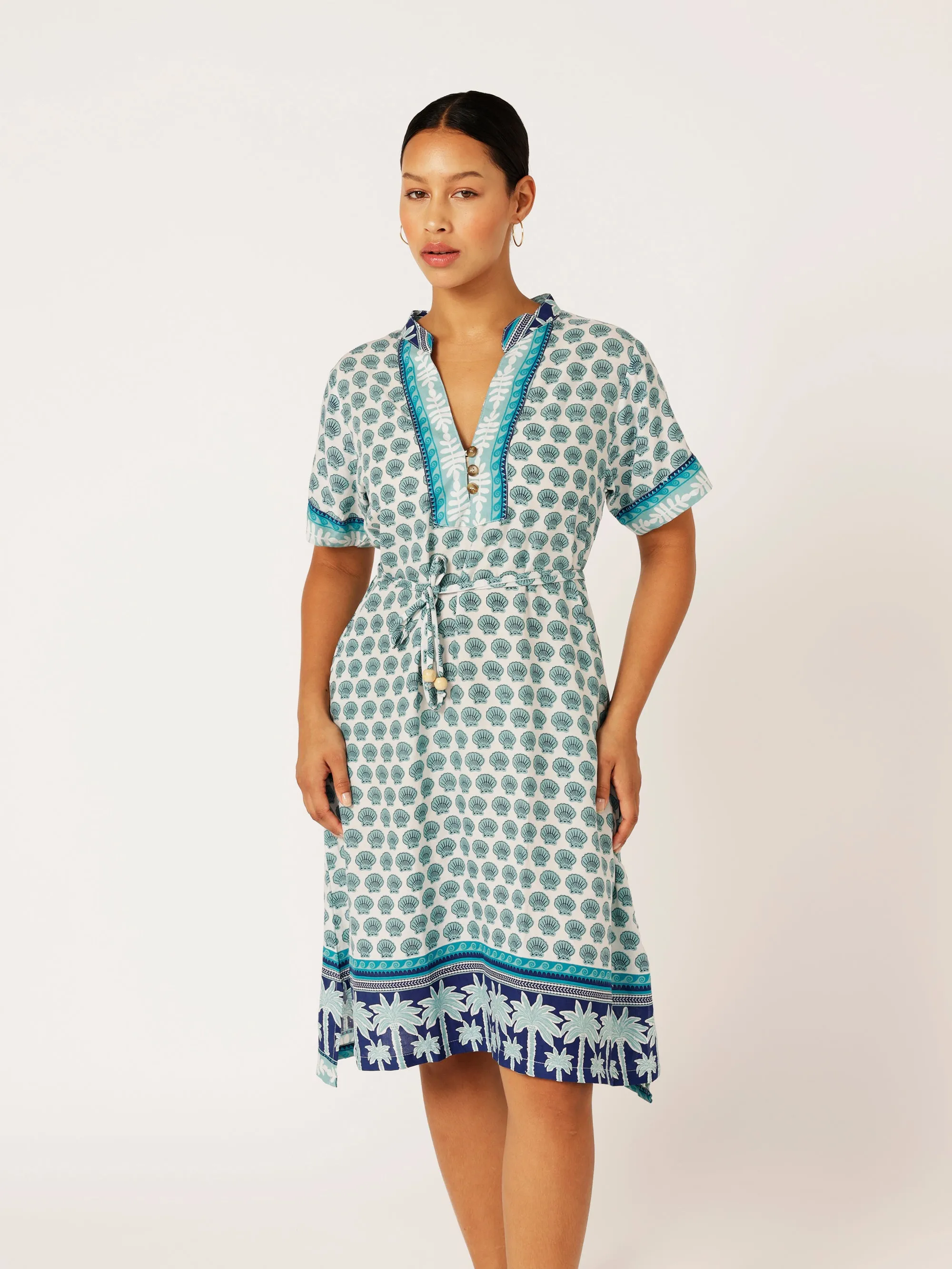Caftan Dress | Marine Blue