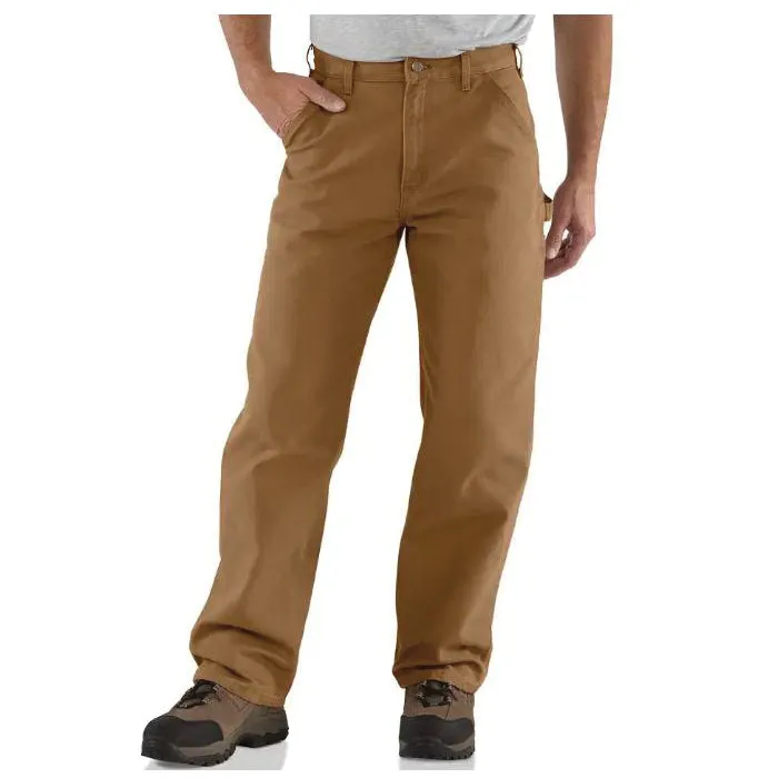 Carhartt® B11-BRN 40X32 Men's Utility Work Pants, 40 Waist, 32 Length, Loose Fit, Brown, Cotton