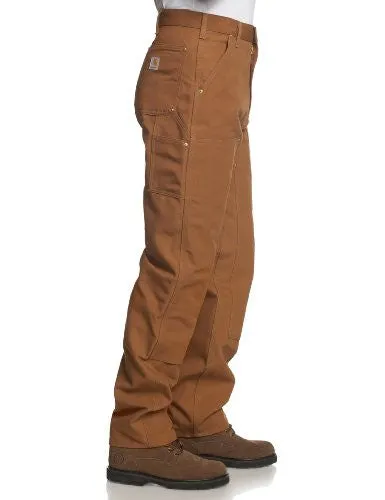 Carhartt Men's Double Front Duck Utility Work Dungaree B01,Carhartt Brown,34 x 30