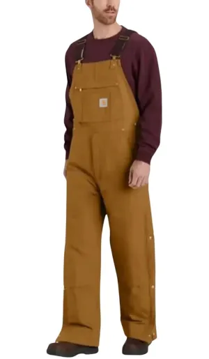 Carhartt Men’s Loose Fit Firm Duck Insulated Bib Overall - New, Size 56x30