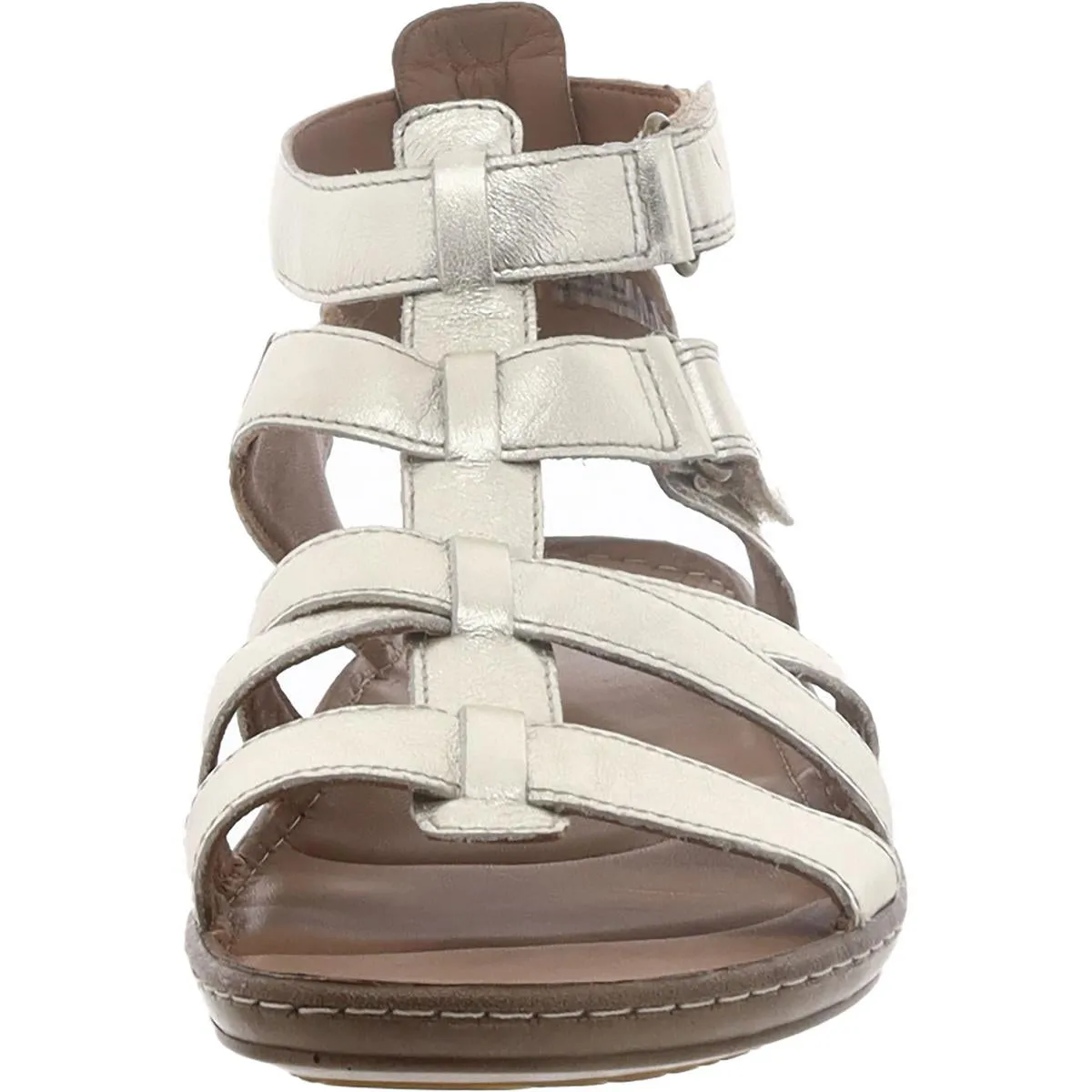 Clarks Womens Sarla Choir Gladiator Open Toe Gladiator Sandals