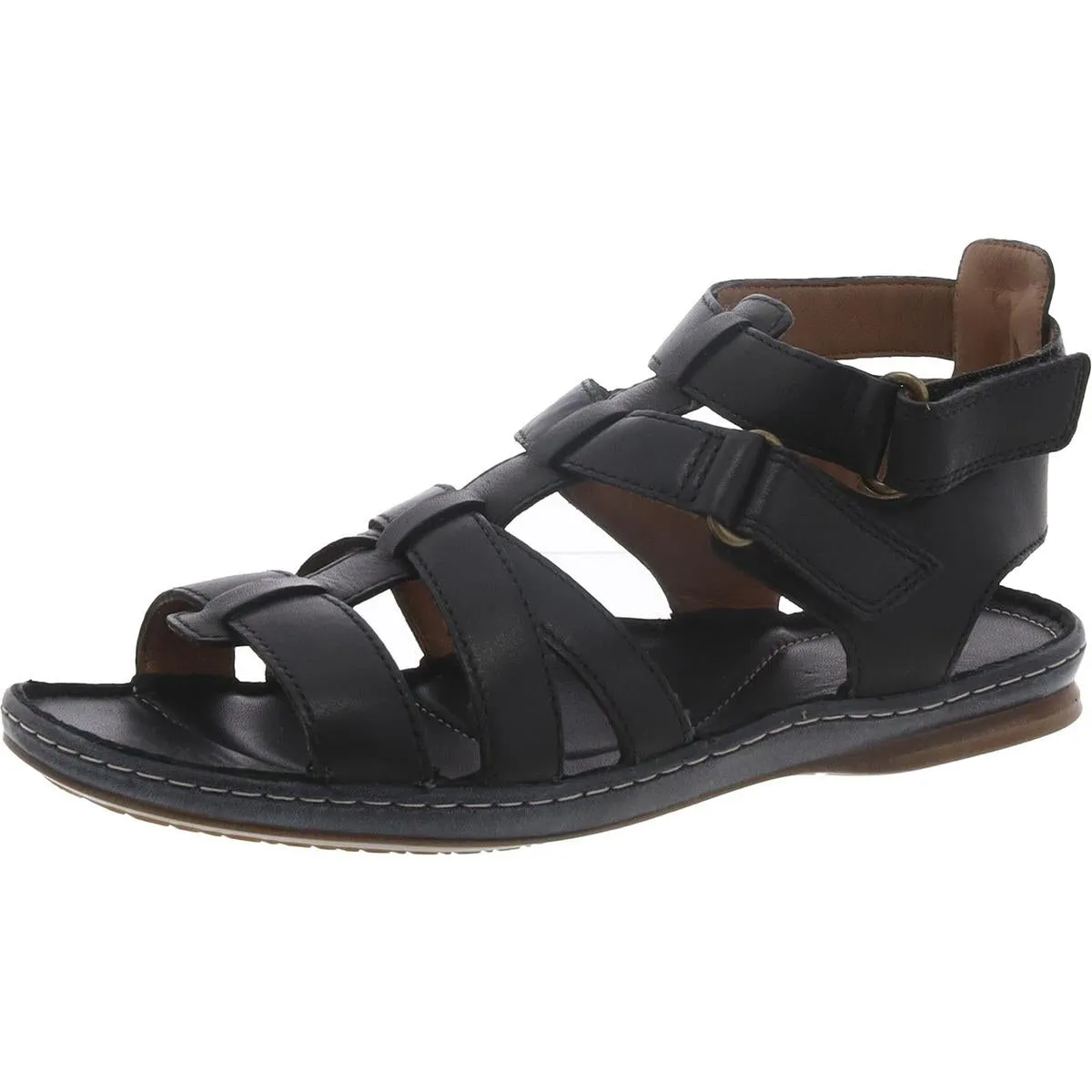 Clarks Womens Sarla Choir Gladiator Open Toe Gladiator Sandals