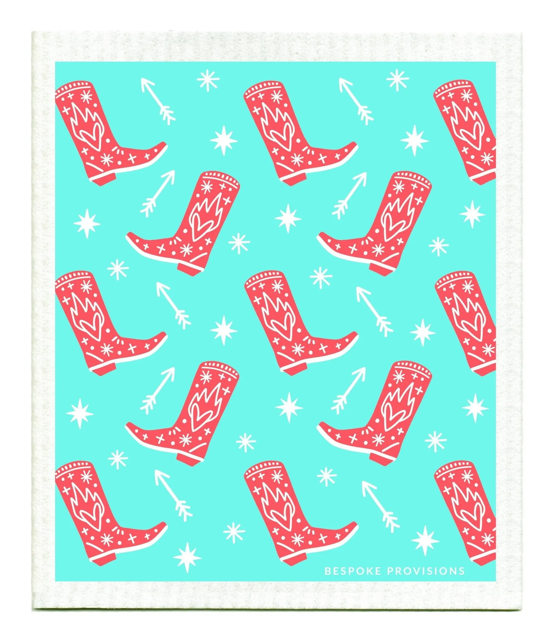 Cowboy Boots Swedish Dishcloth