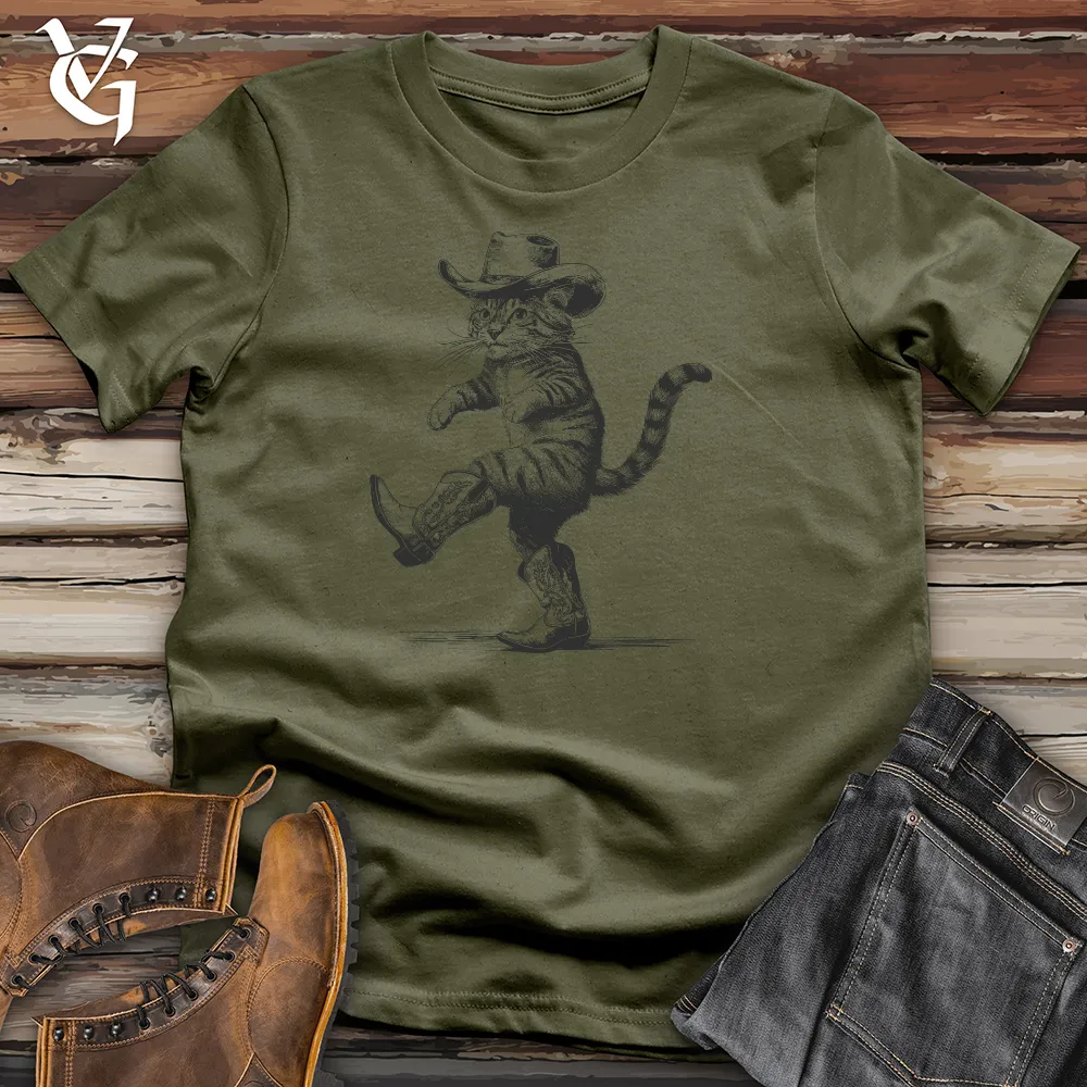 Cowboy Cat Dance Cotton Tee