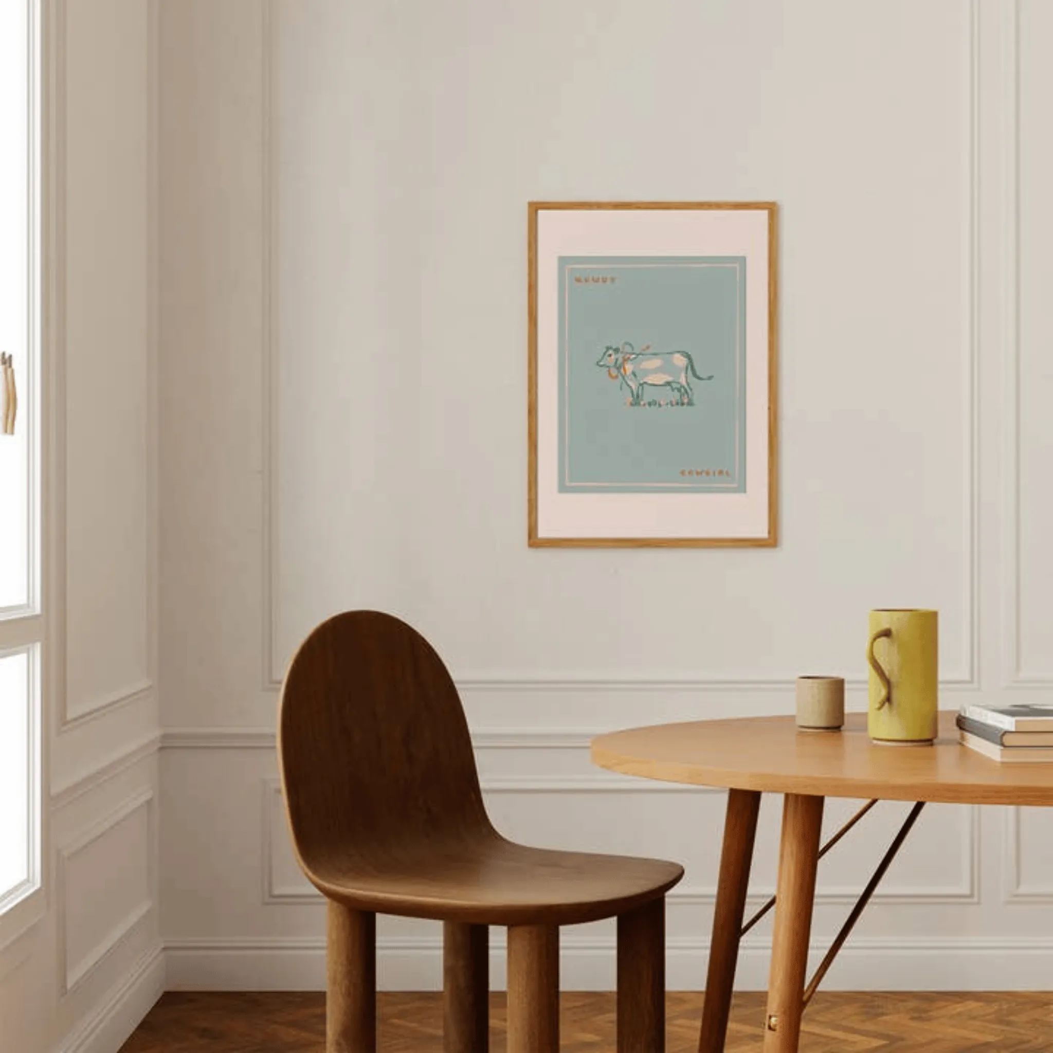Dairy Cow Art Print