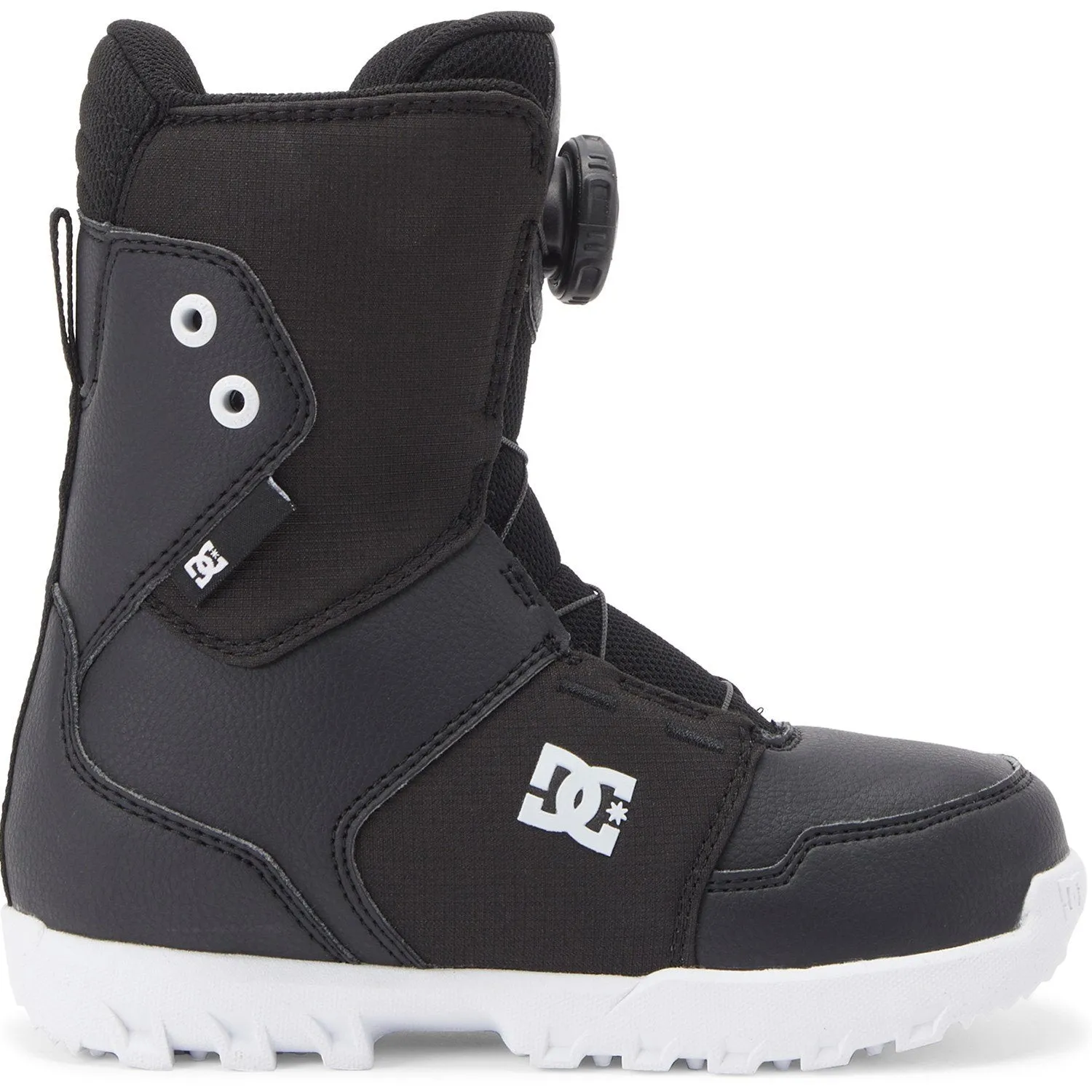 DC Youth Scout 2024 Snowboard Boots - Black/White