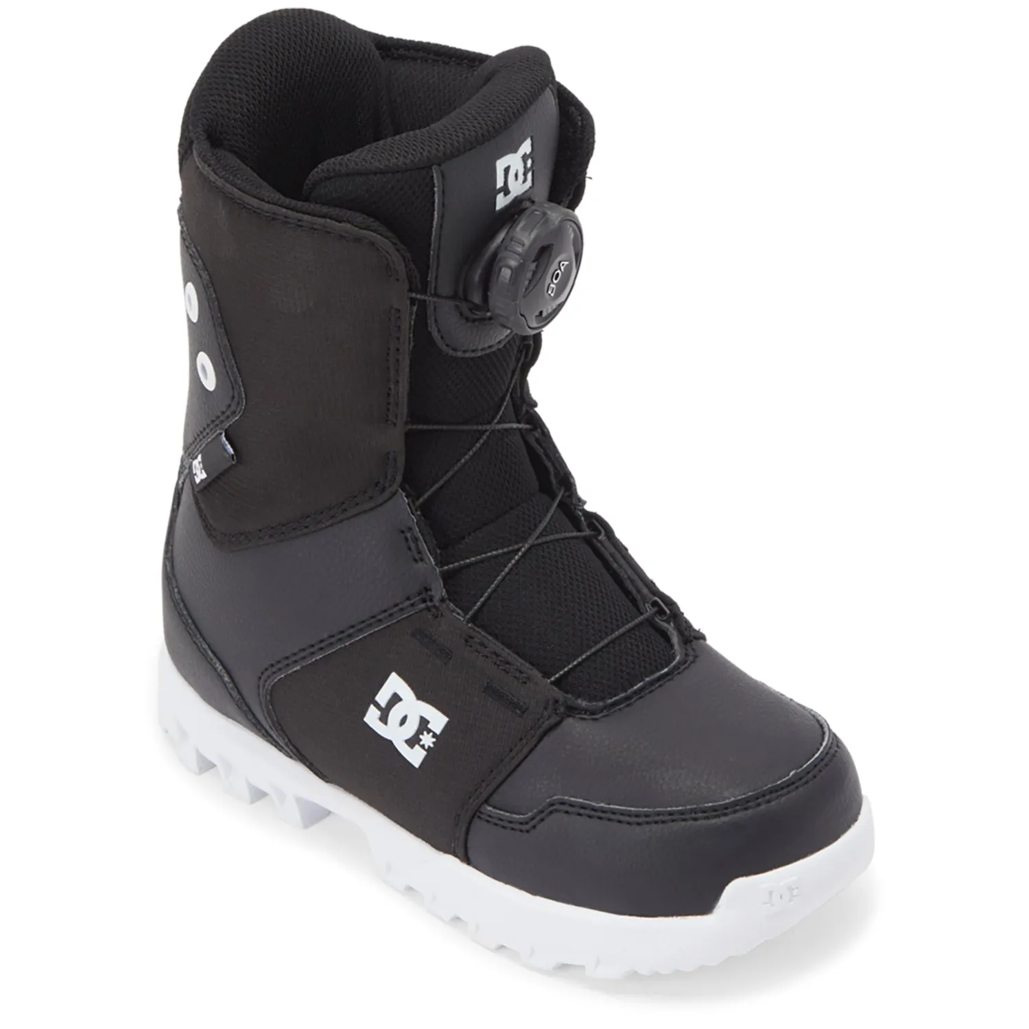 DC Youth Scout 2024 Snowboard Boots - Black/White