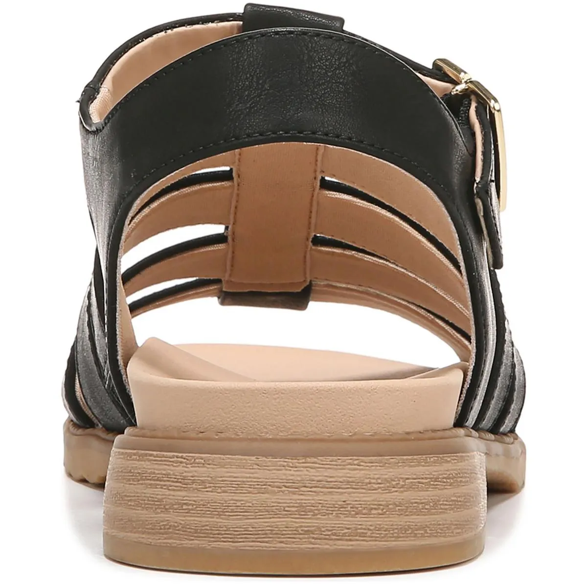 Dr. Scholl's Shoes Womens A Ok Faux Leather Strappy Gladiator Sandals