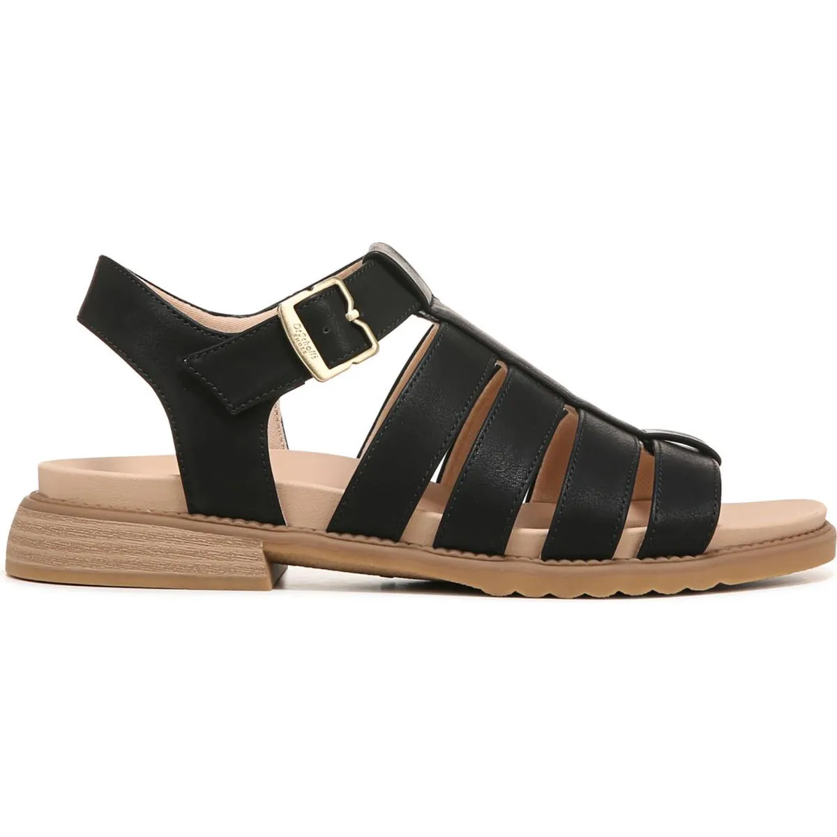 Dr. Scholl's Shoes Womens A Ok Faux Leather Strappy Gladiator Sandals