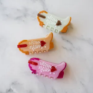 Eco My Sweet Heart Cowboy Boots Hair Claw Clip