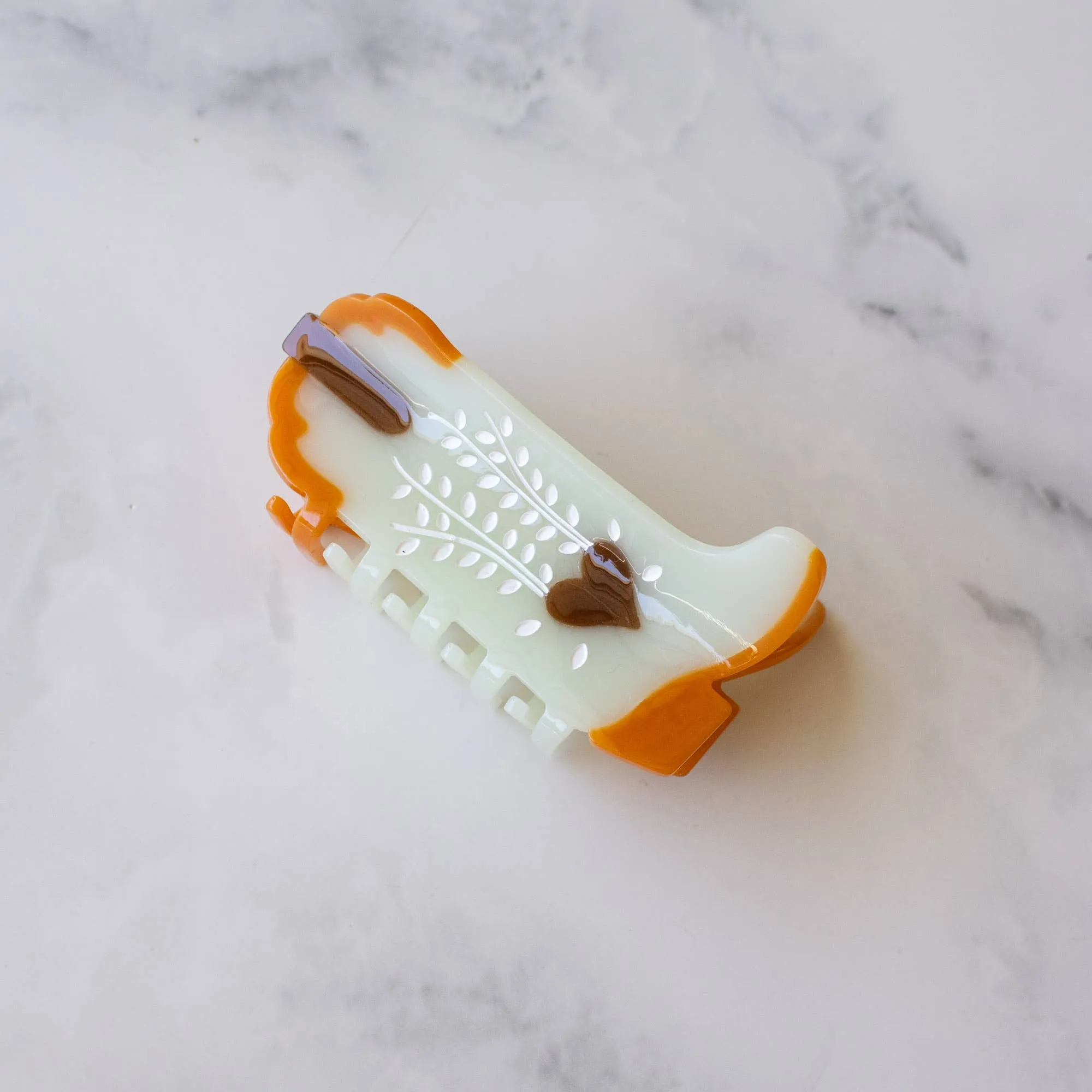 Eco My Sweet Heart Cowboy Boots Hair Claw Clip