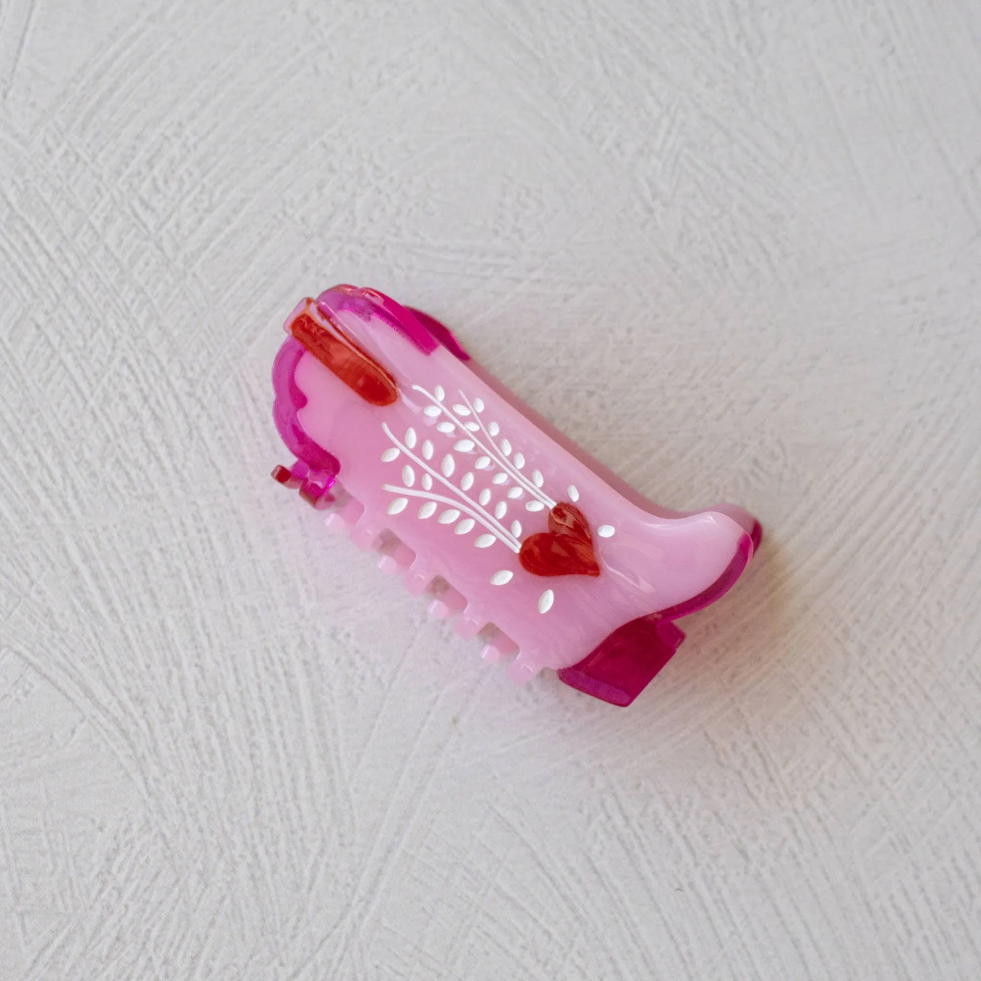 Eco My Sweet Heart Cowboy Boots Hair Claw Clip