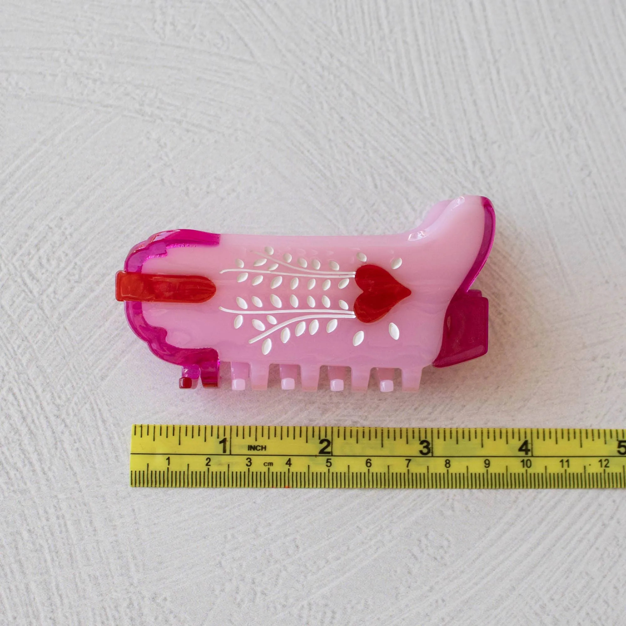 Eco My Sweet Heart Cowboy Boots Hair Claw Clip