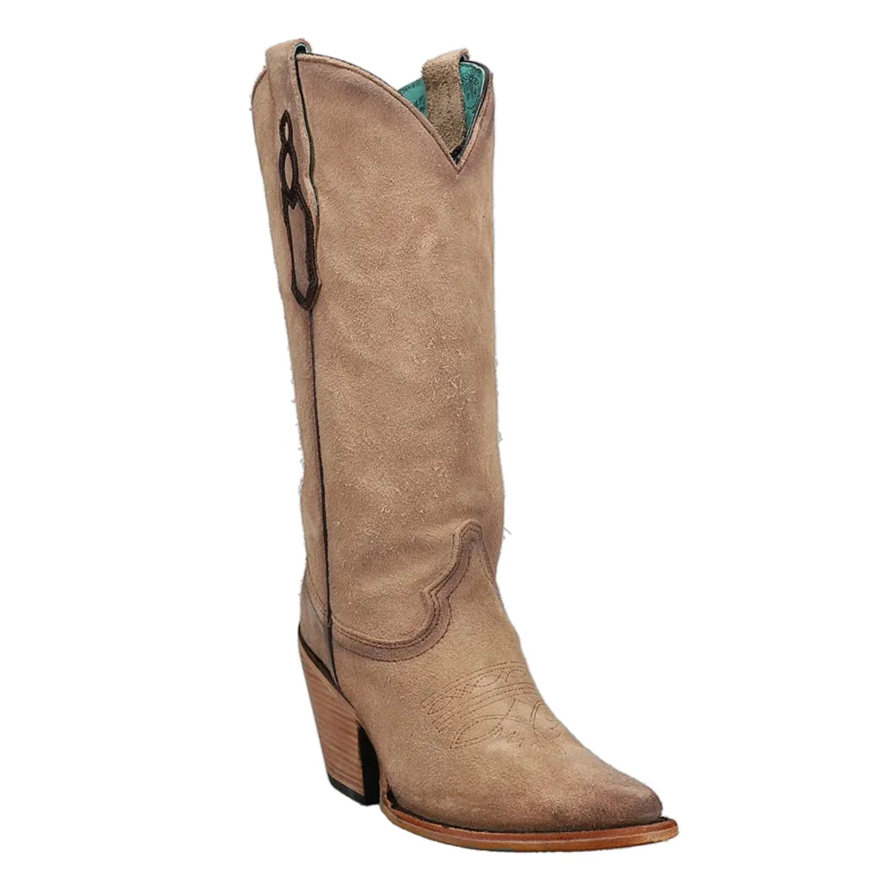 Embroidered Pointed Toe Cowboy Boots