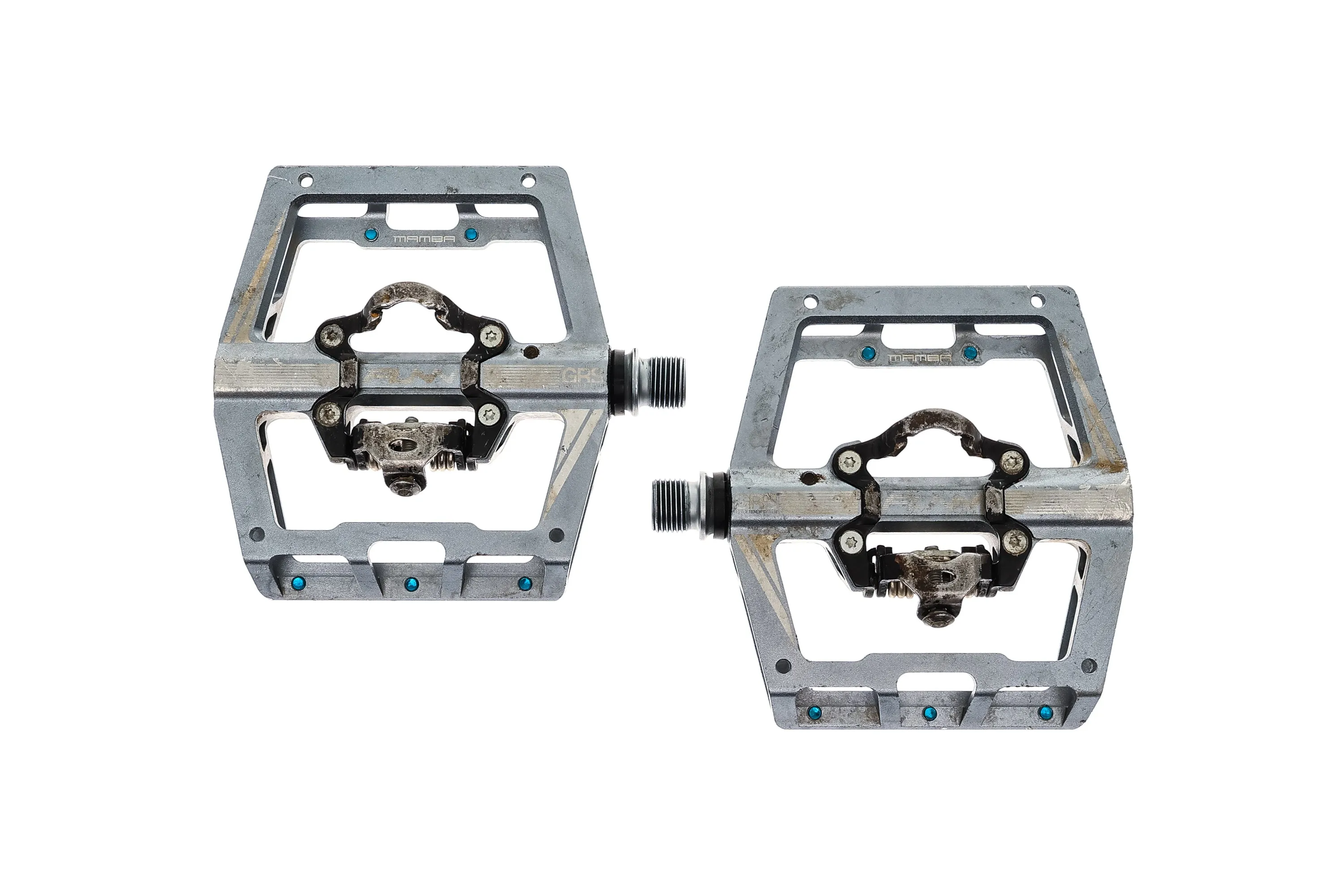 Funn Mamba Pedals Flats Silver Blue
