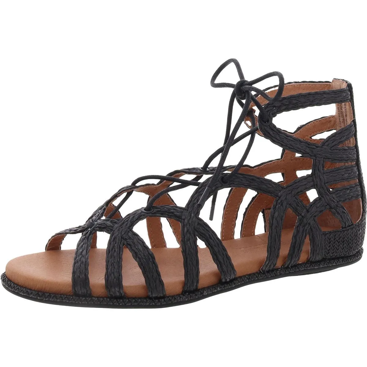 Gentle Souls by Kenneth Cole Womens Break My Heart 3 Leather Gladiator Sandals