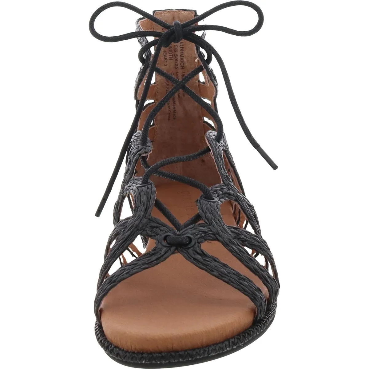 Gentle Souls by Kenneth Cole Womens Break My Heart 3 Leather Gladiator Sandals