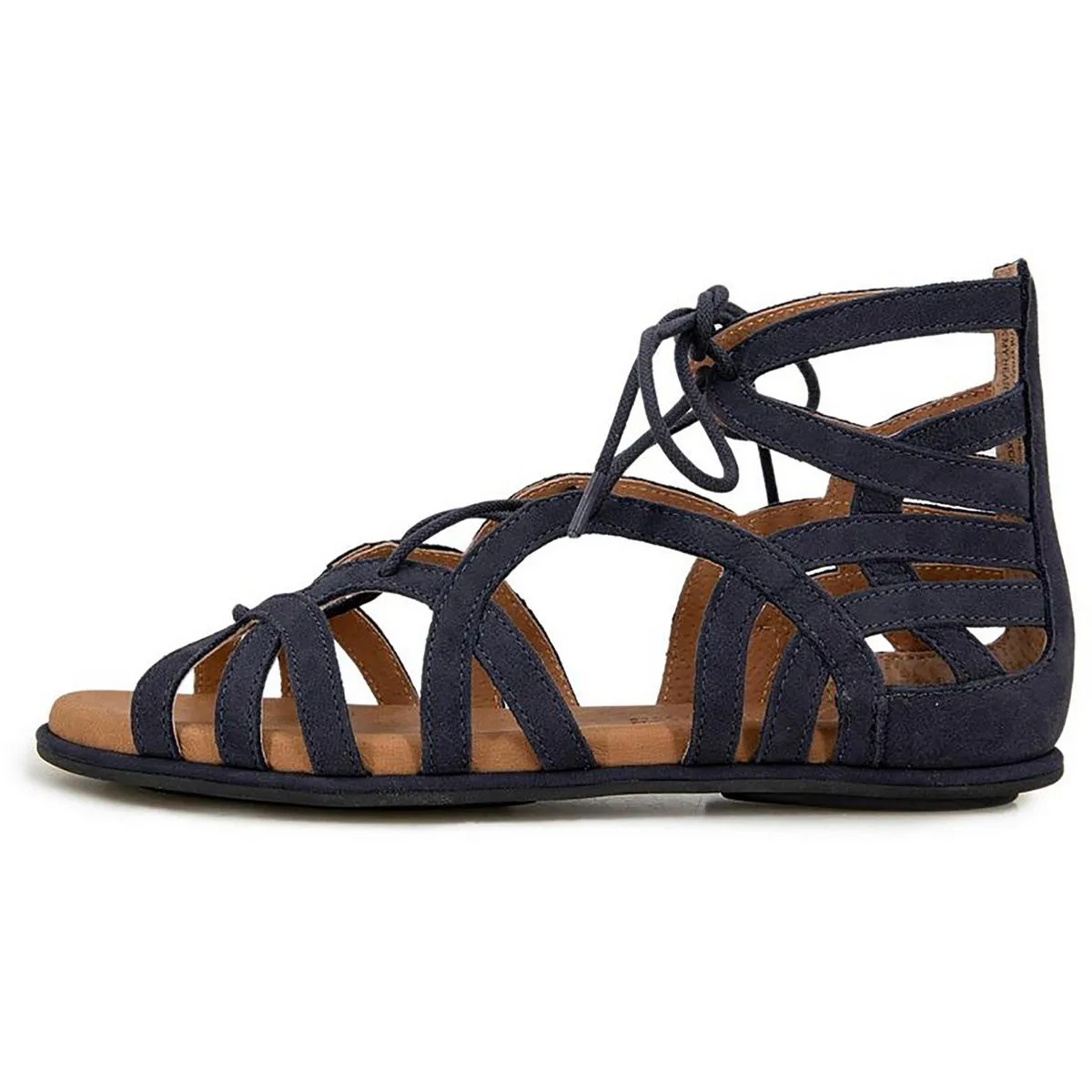 Gentle Souls by Kenneth Cole Womens Break My Heart 3 Leather Gladiator Sandals