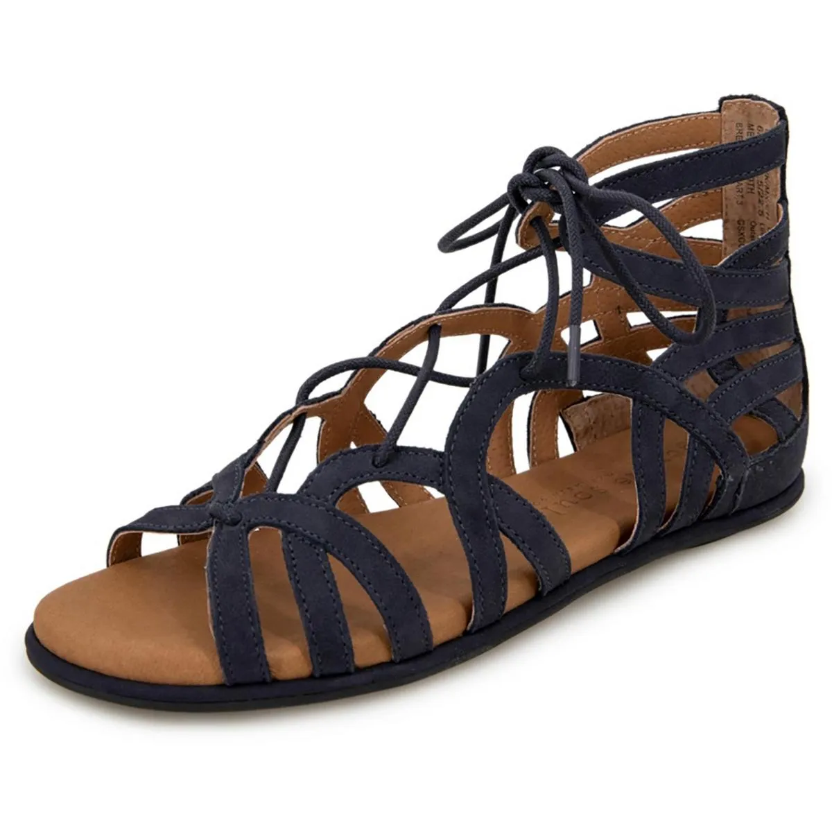 Gentle Souls by Kenneth Cole Womens Break My Heart 3 Leather Gladiator Sandals