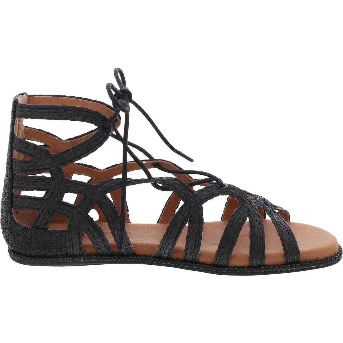 Gentle Souls by Kenneth Cole Womens Break My Heart 3 Leather Gladiator Sandals