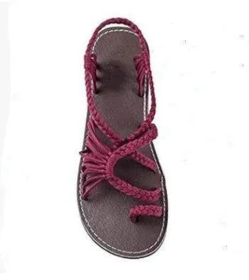 Gladiator Flat Sandals Rome Style