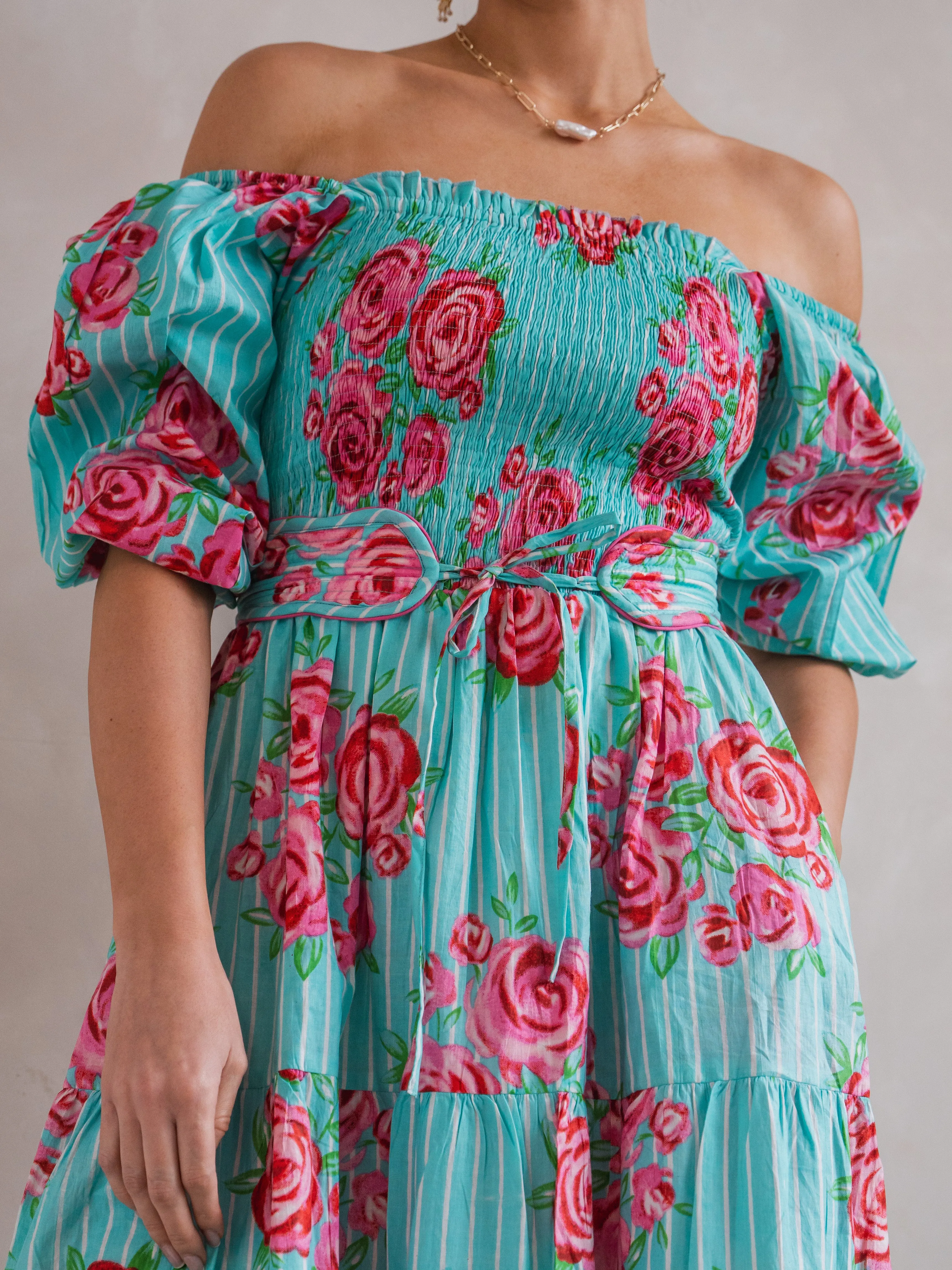 'HONOUR' DRESS IN AUSTIN'S ROSE