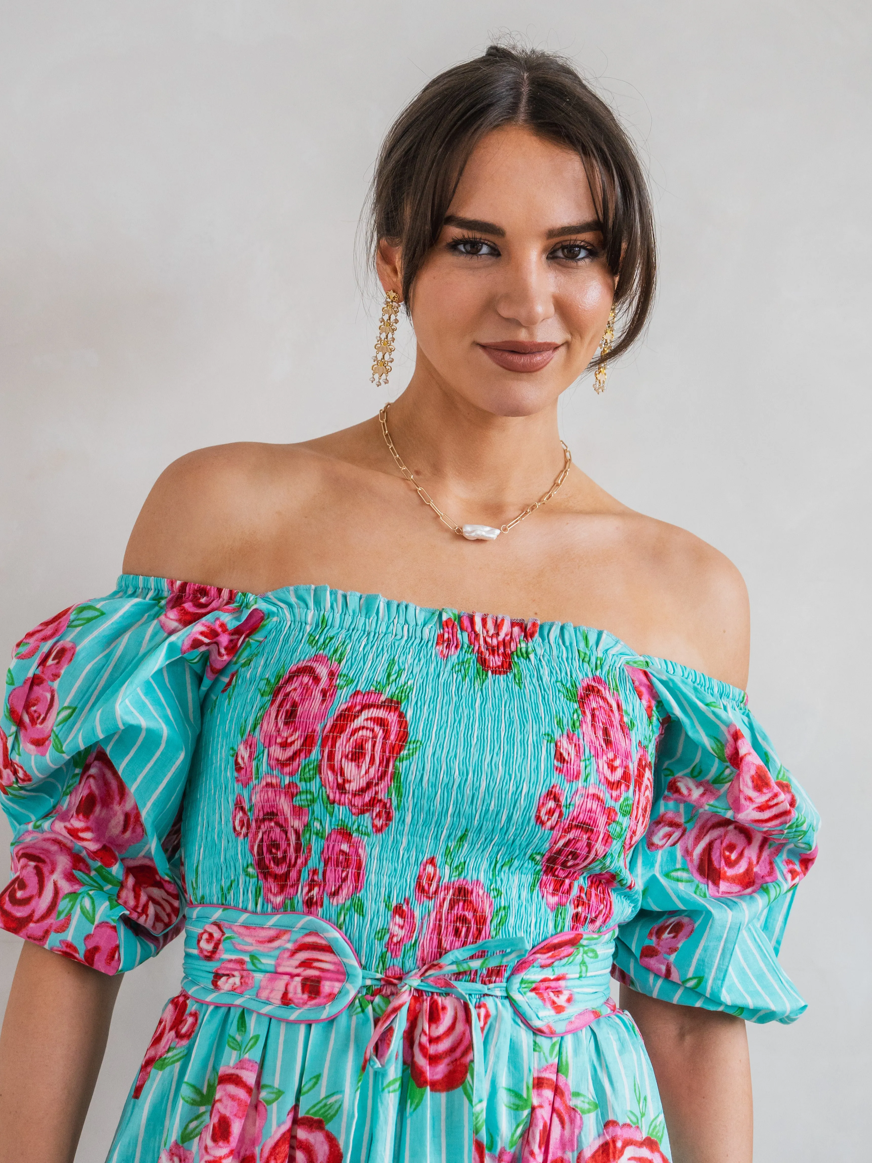'HONOUR' DRESS IN AUSTIN'S ROSE