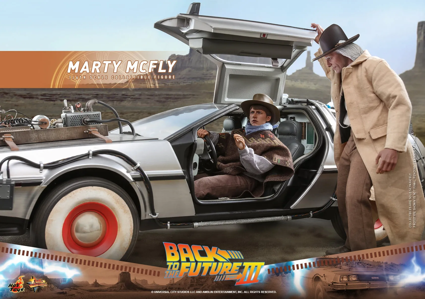 Hot Toys - MMS616 - Back to the Future Part III - 1/6th scale Marty McFly Collectible Figure