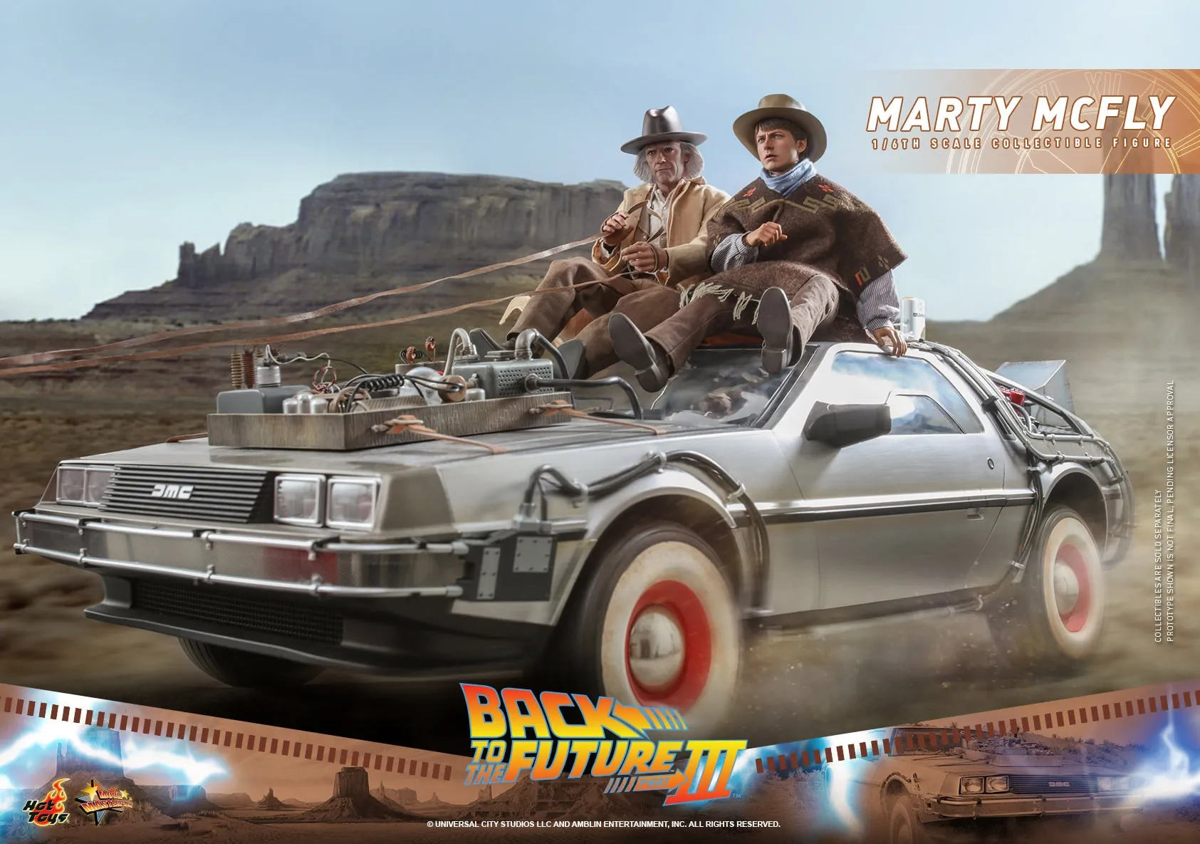 Hot Toys - MMS616 - Back to the Future Part III - 1/6th scale Marty McFly Collectible Figure
