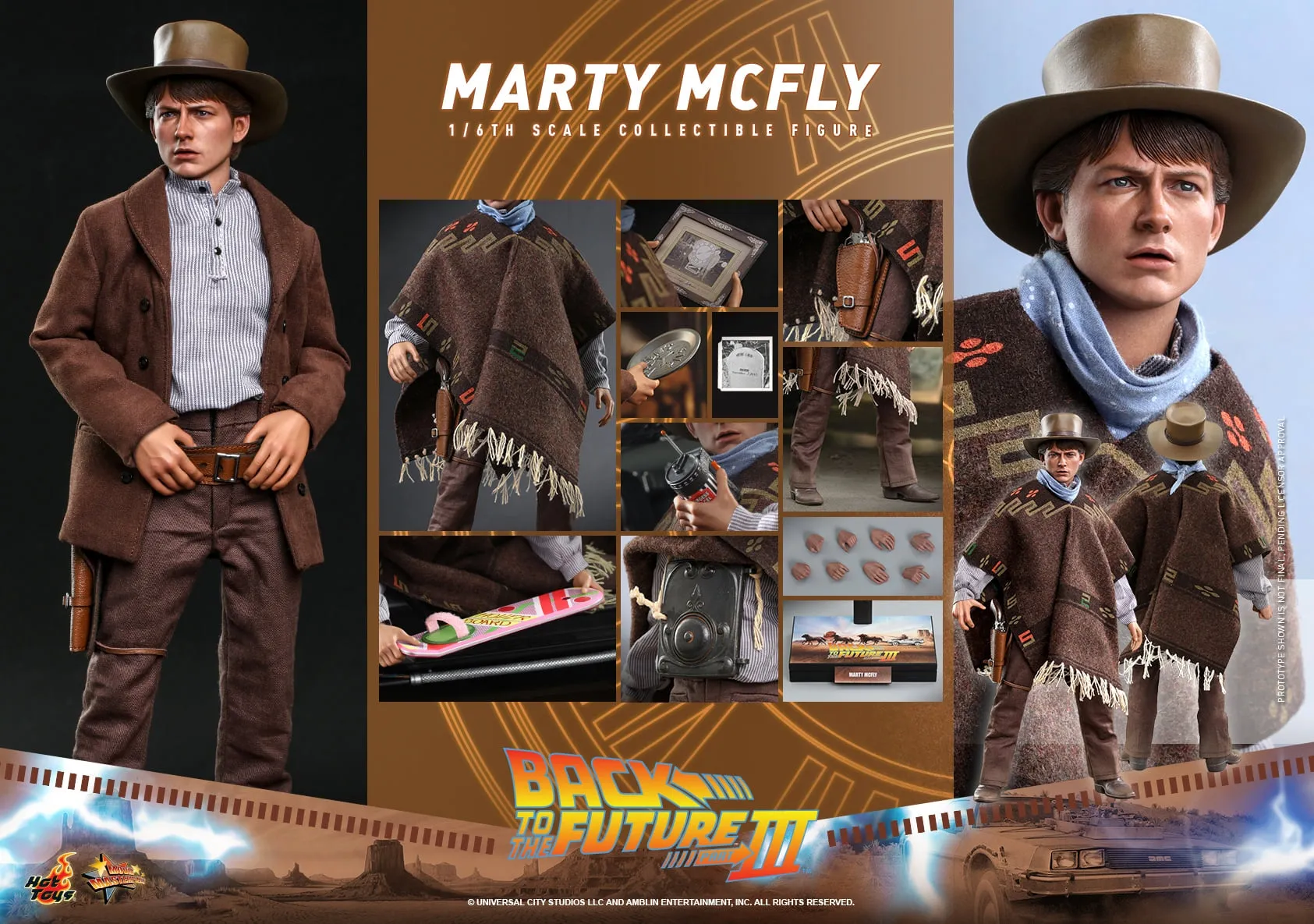 Hot Toys - MMS616 - Back to the Future Part III - 1/6th scale Marty McFly Collectible Figure