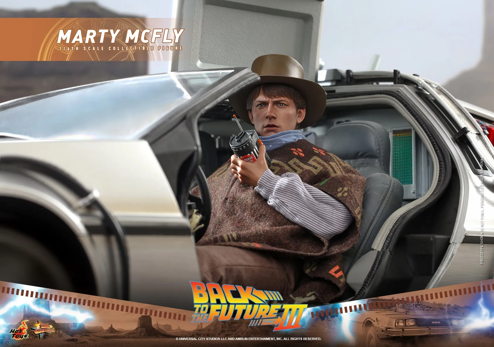 Hot Toys - MMS616 - Back to the Future Part III - 1/6th scale Marty McFly Collectible Figure