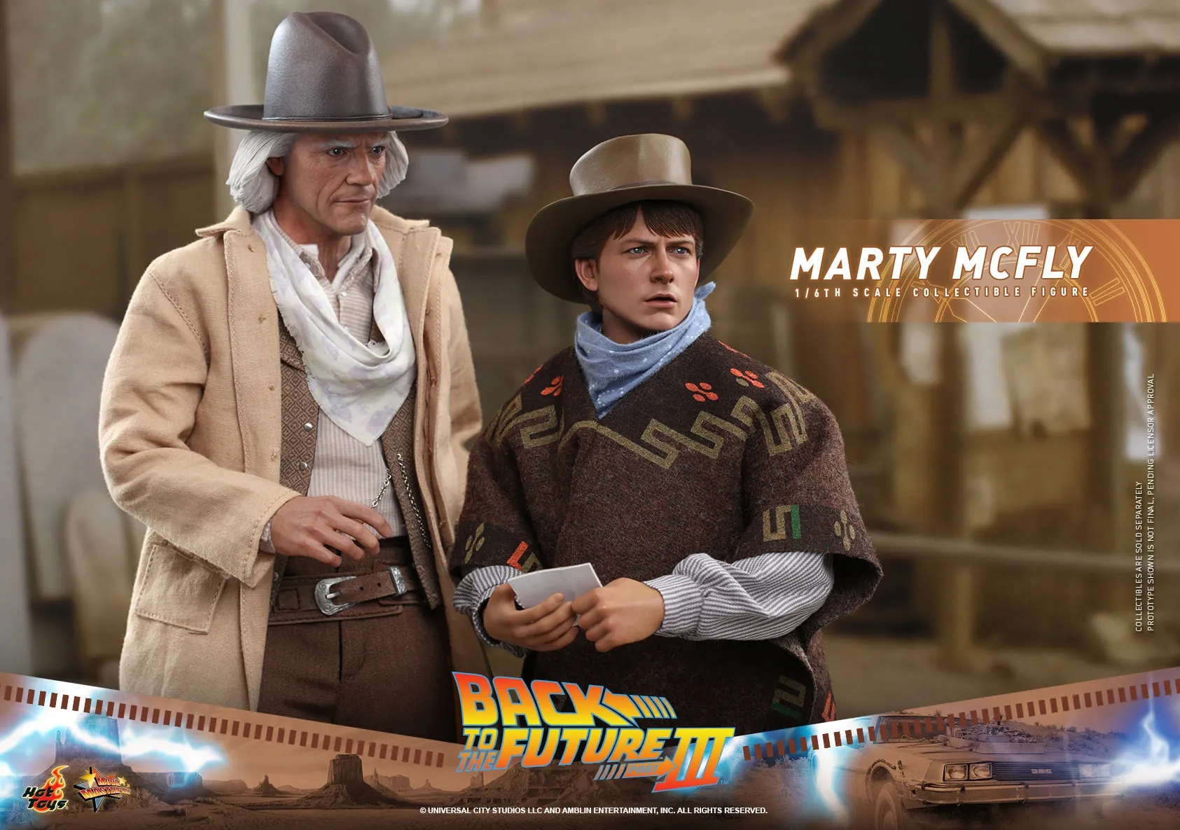 Hot Toys - MMS616 - Back to the Future Part III - 1/6th scale Marty McFly Collectible Figure
