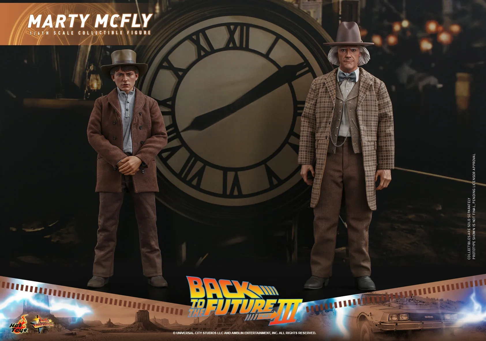 Hot Toys - MMS616 - Back to the Future Part III - 1/6th scale Marty McFly Collectible Figure