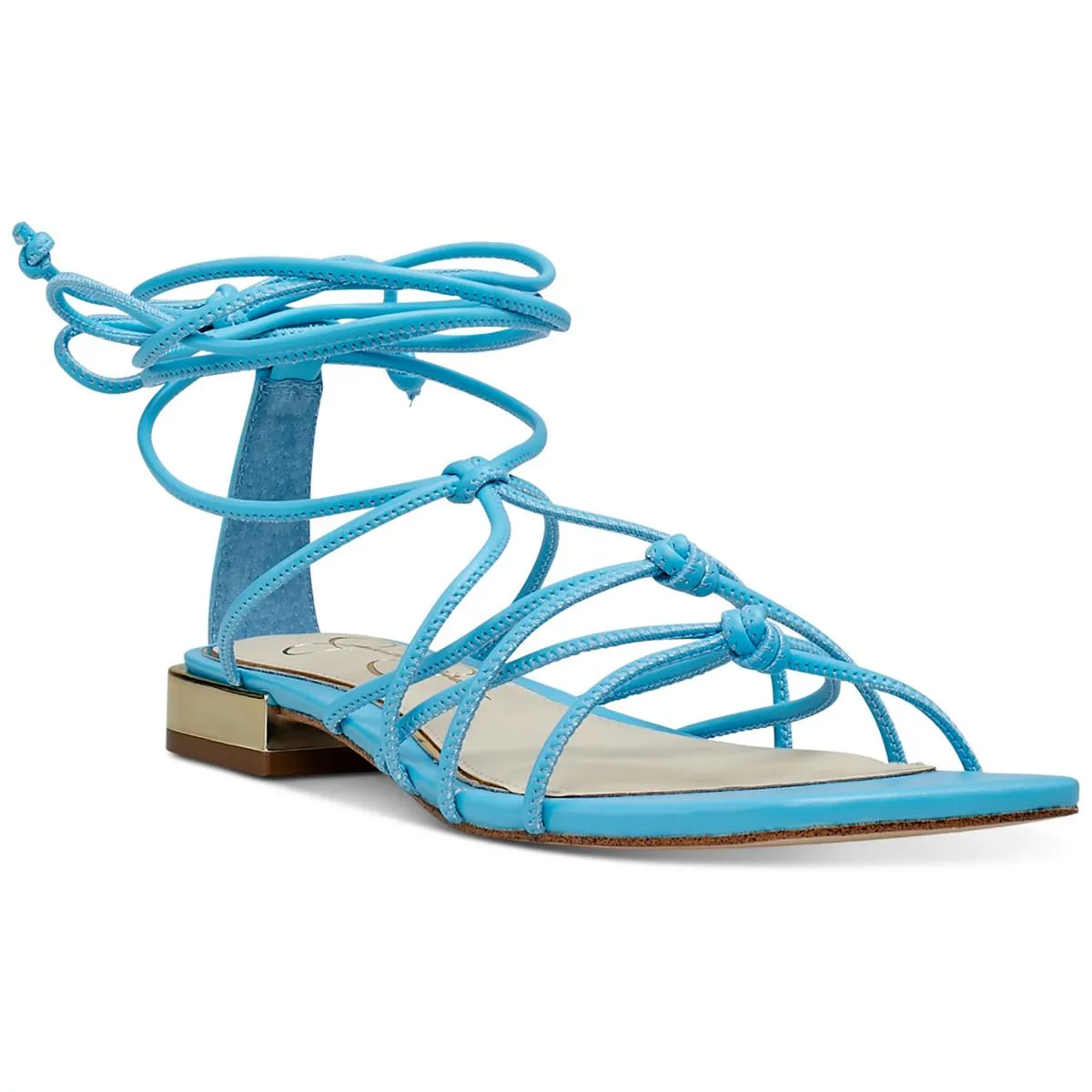 Jessica Simpson Womens CHASCA Comfort Insole Square toe Gladiator Sandals