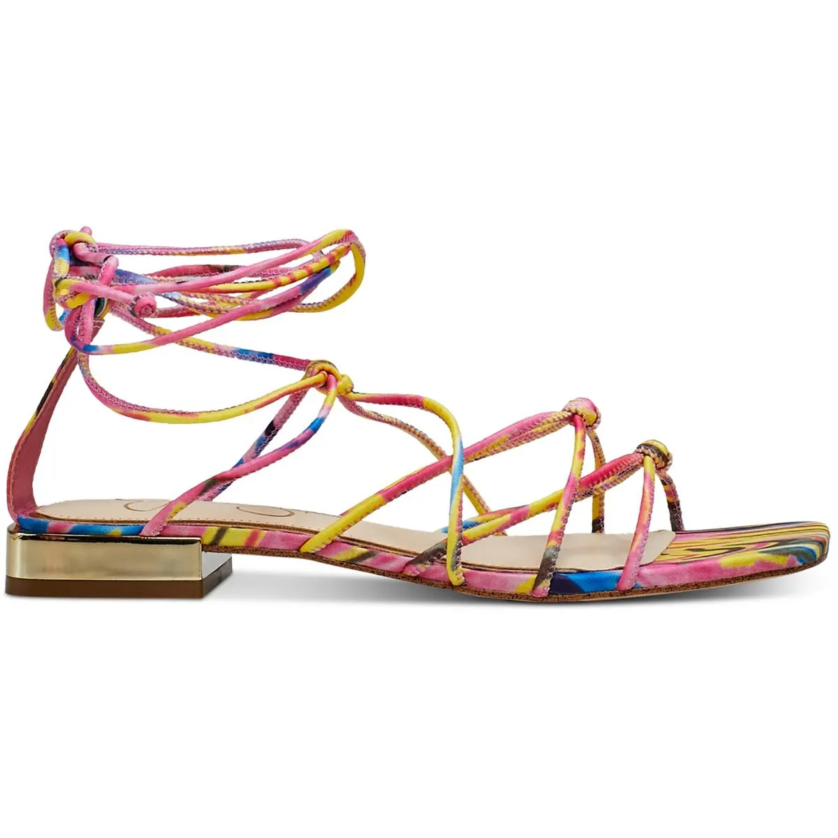Jessica Simpson Womens CHASCA Comfort Insole Square toe Gladiator Sandals