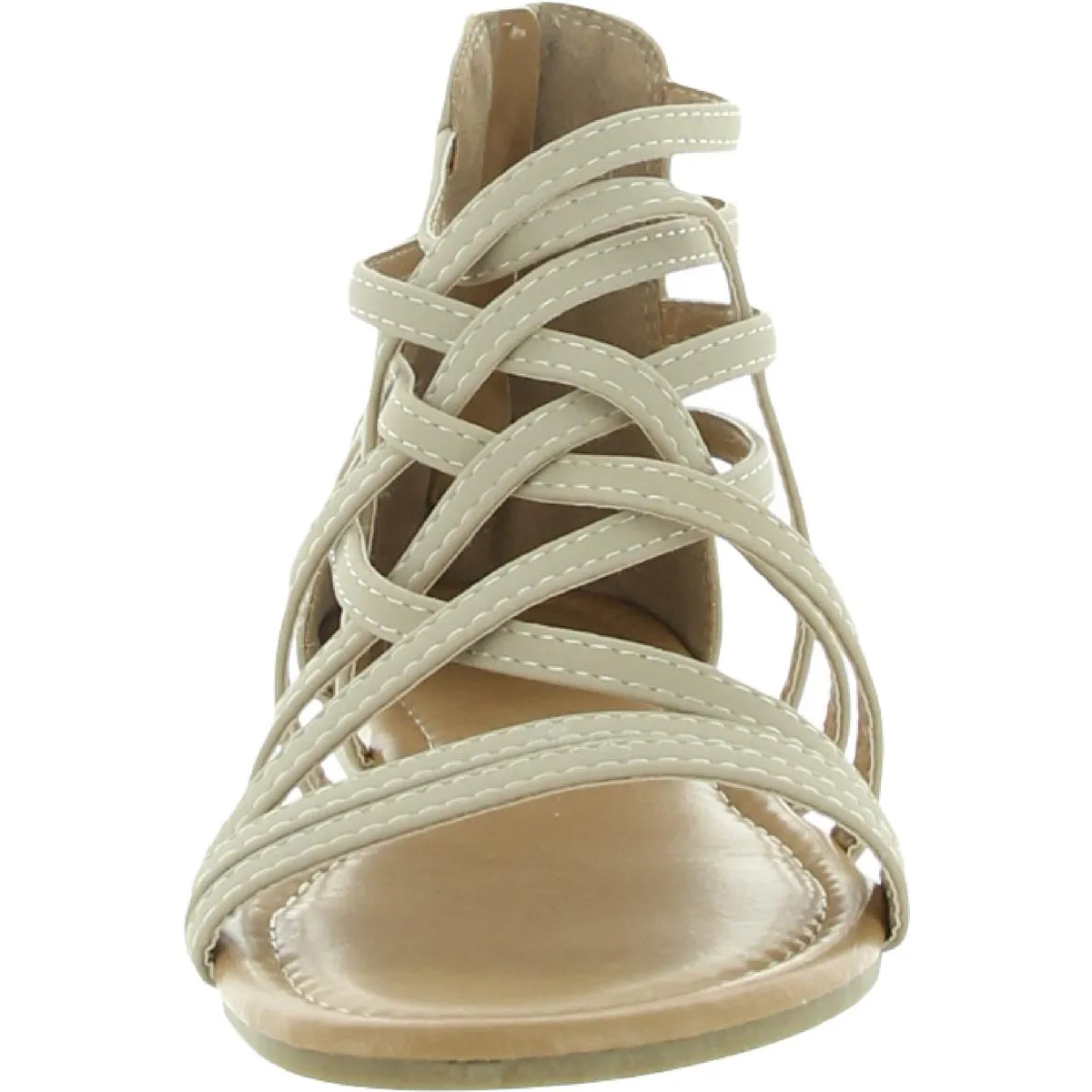 Journee Collection Womens Hanni Woven Gladiator Sandals