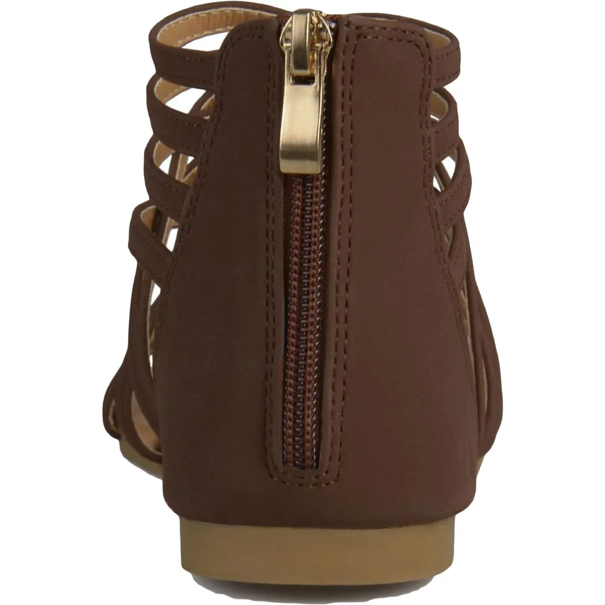 Journee Collection Womens Hanni Woven Gladiator Sandals