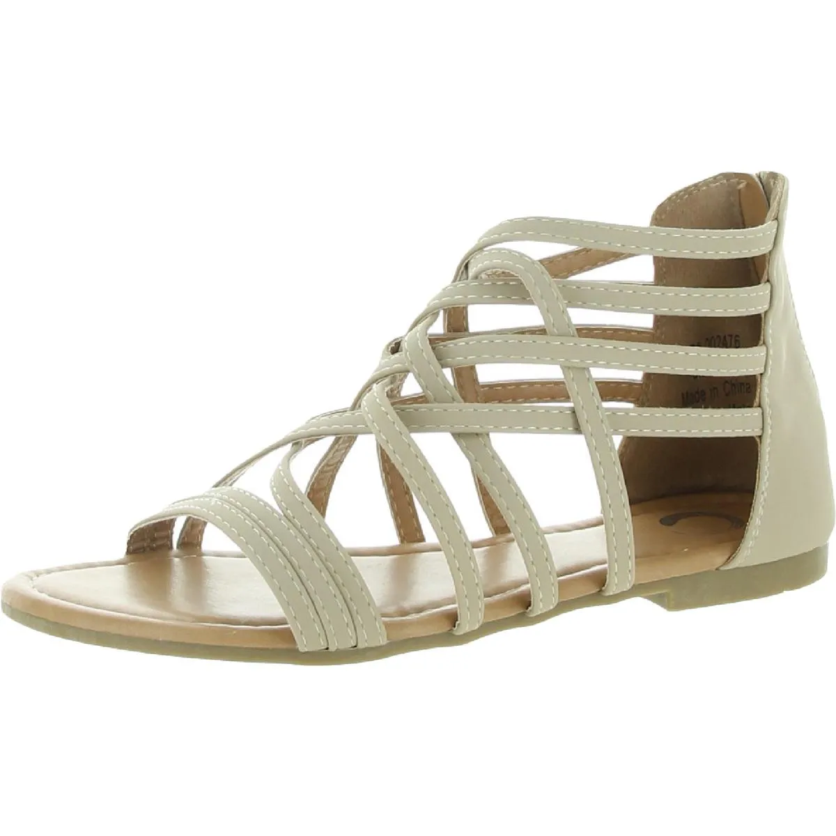 Journee Collection Womens Hanni Woven Gladiator Sandals
