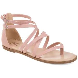 Journee Collection Womens Zalie Thongs Flats Gladiator Sandals