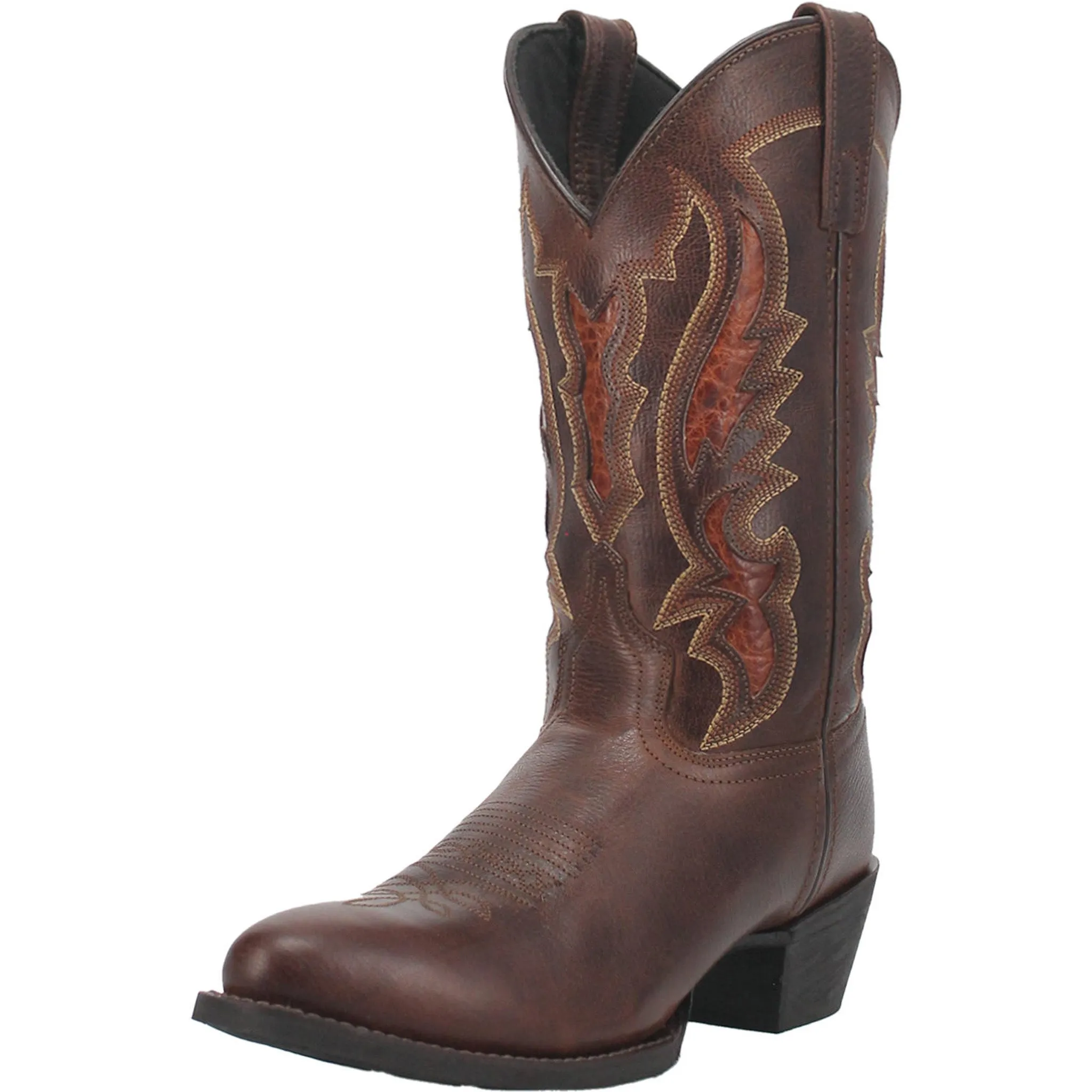 Laredo Men's Tan Silas Round Toe Boots