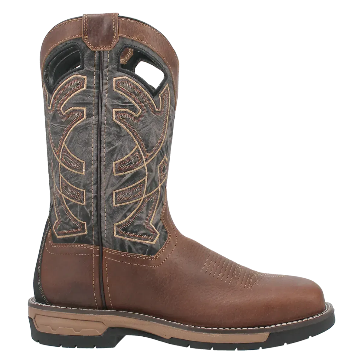 Laredo Nazca (Broad Square Toe) - Men's Leather Cowboy Work Boot
